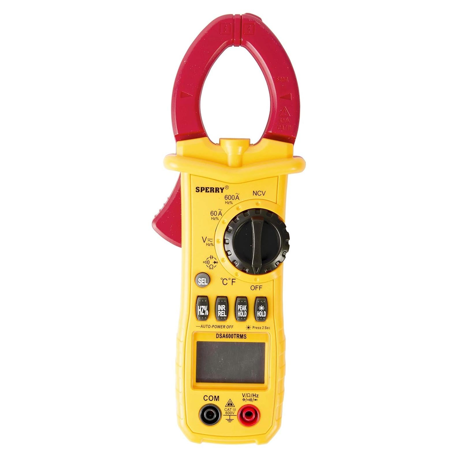 Medidor de Pinza Digital Sperry DSA600TRMS 12 Funciones