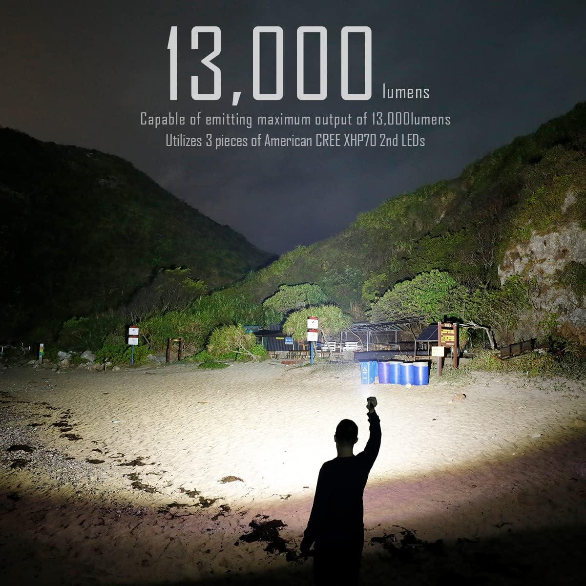 Linterna LED Imalent MS03 13000 Lúmenes 11.43 cm