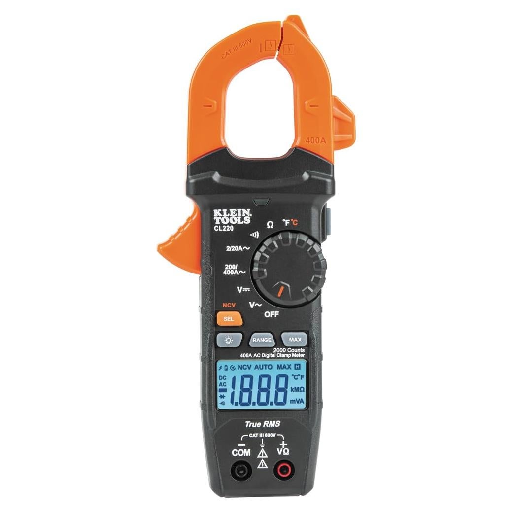 Medidor de Pinza Klein Tools CL220 400A CA TRMS Temperatura