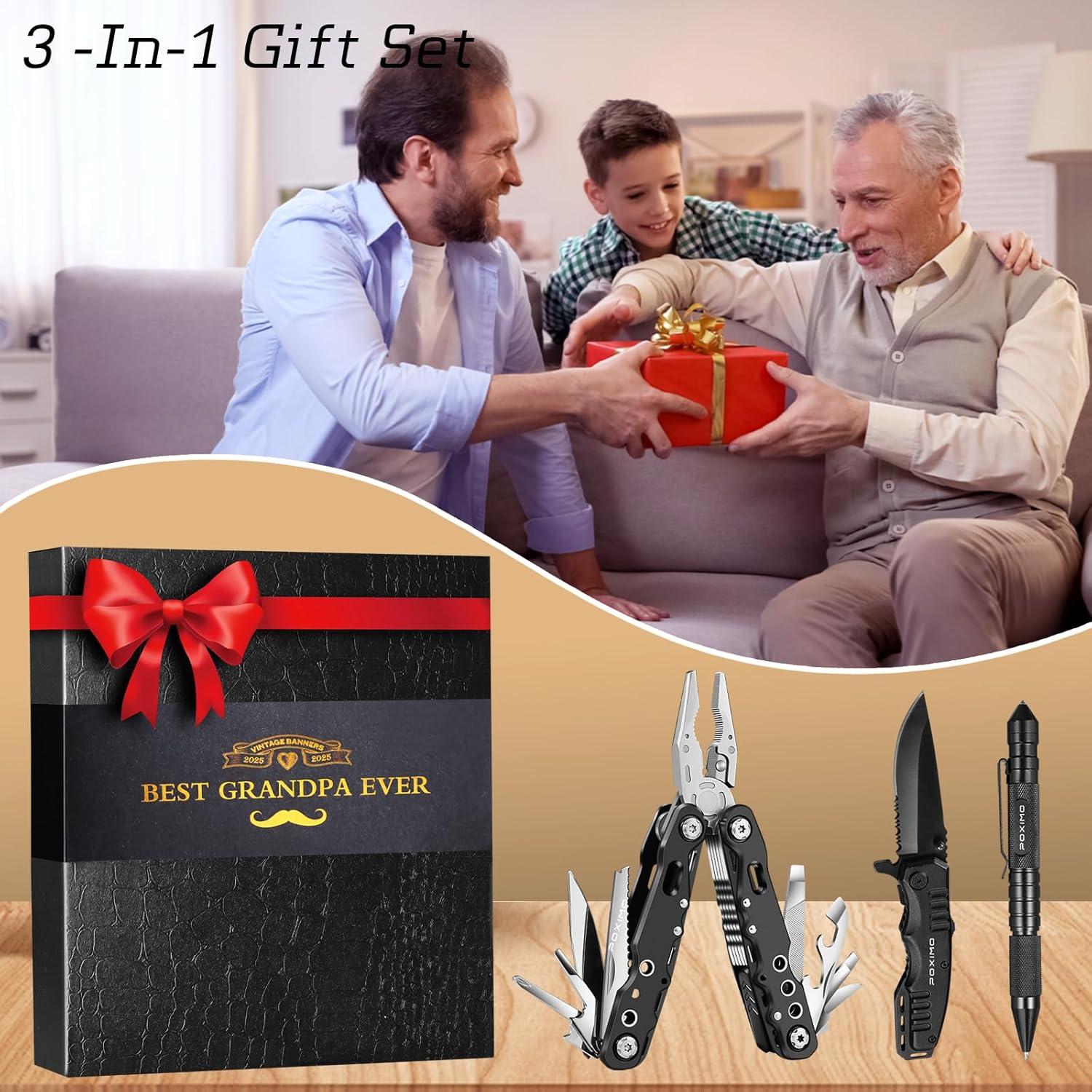 Set de Regalos POXIMO para Papá - Mejor Abuelo 3 en 1