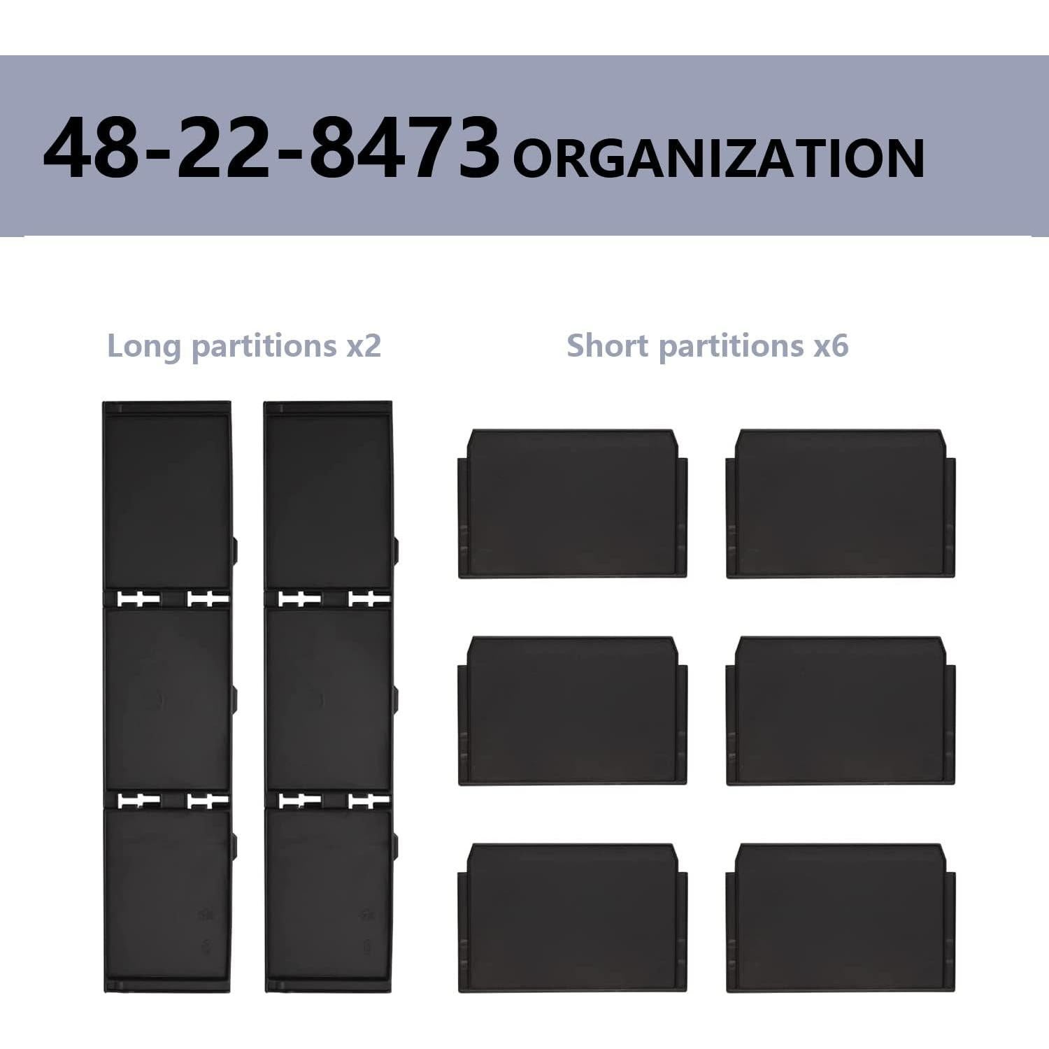 Divisores de Cajón Milwaukee Packout 48-22-8473 - 9 Compartimentos