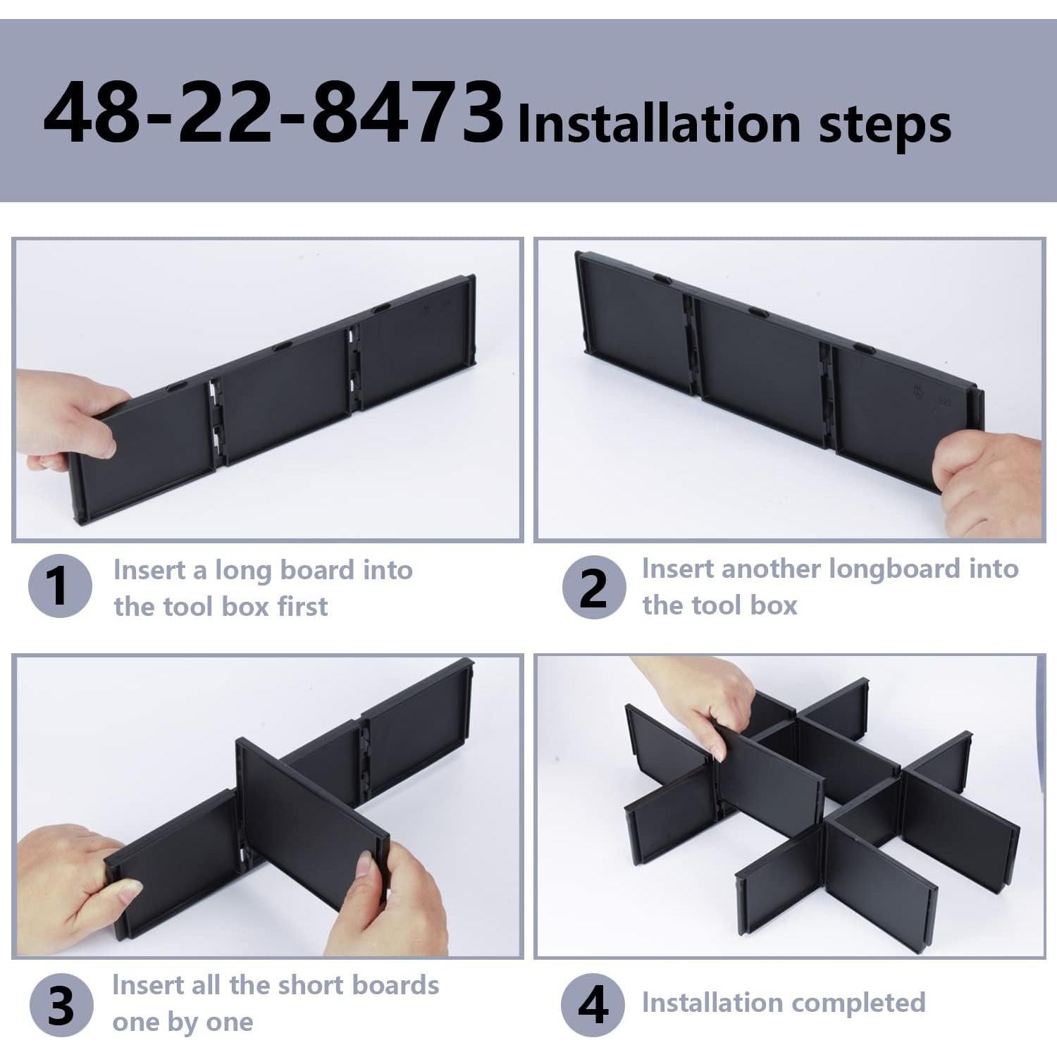 Divisores de Cajón Milwaukee Packout 48-22-8473 - 9 Compartimentos