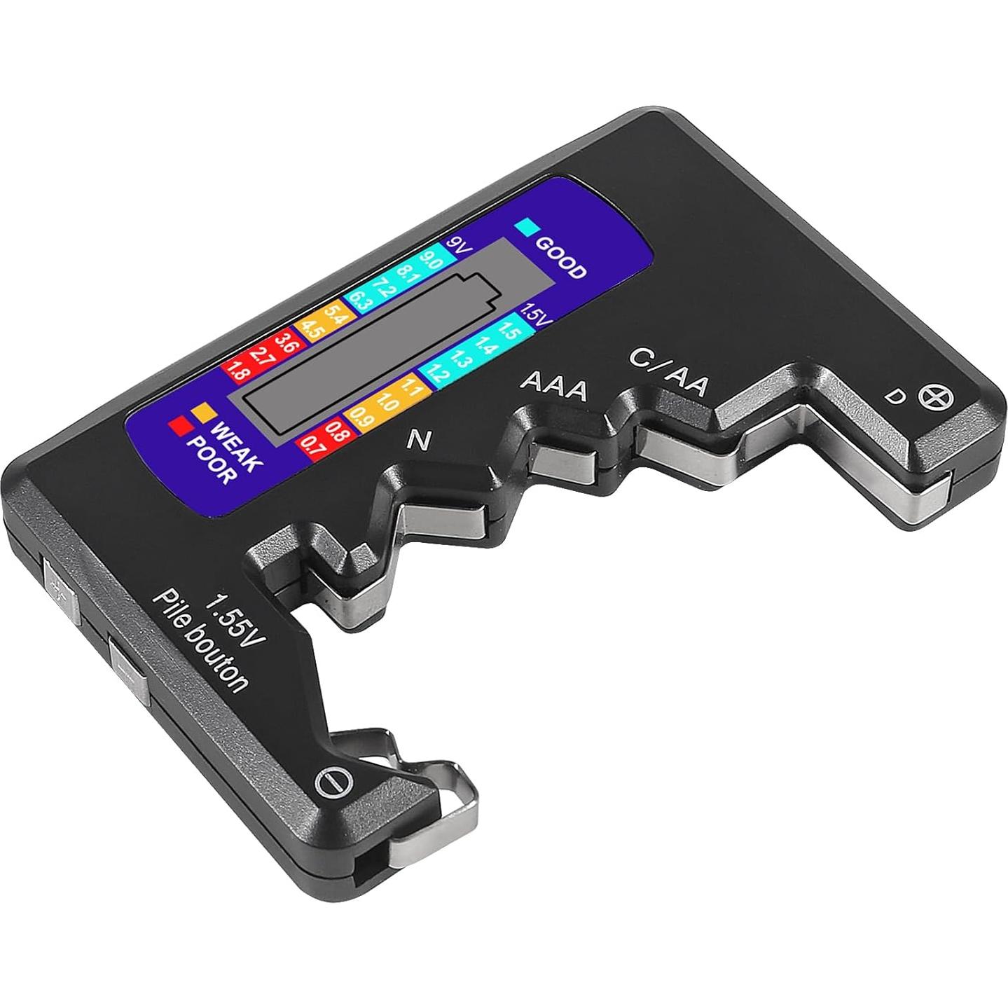 2PACK Probador de Baterías UMLIFE BT-886 1.5V y 9V