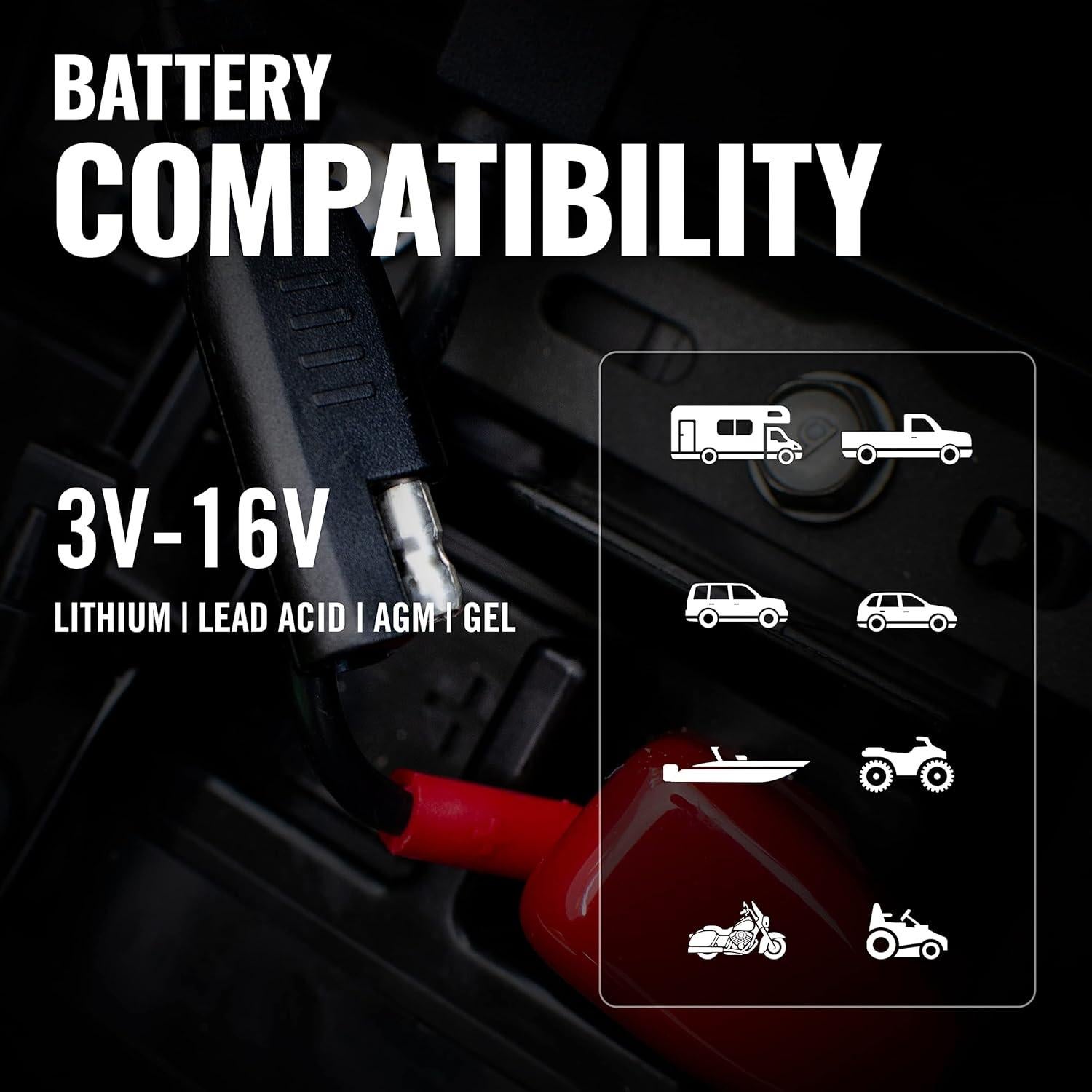 Probador de Voltaje Battery Tender 12V con Pantalla LCD