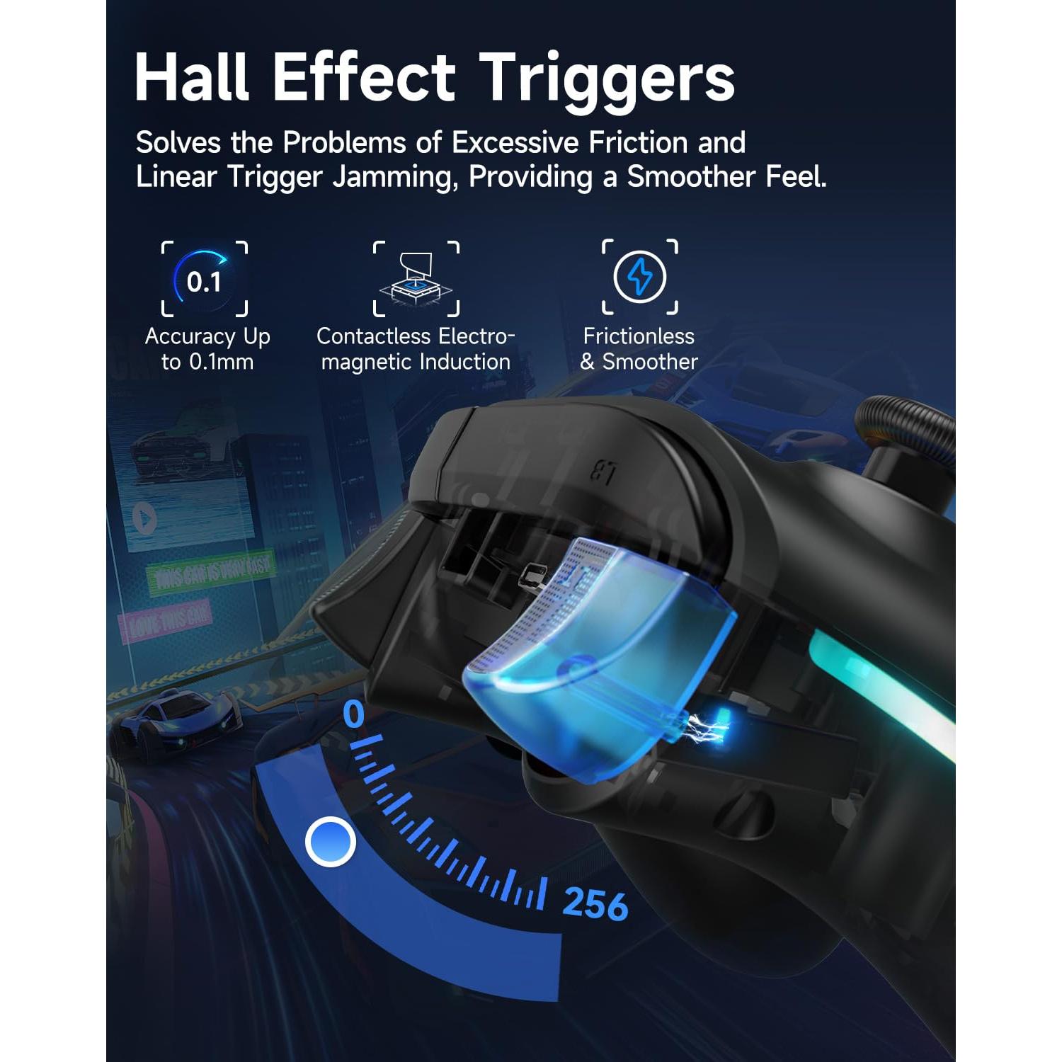 Controlador Bluetooth EasySMX X15 - Inalámbrico RGB para PC y Switch