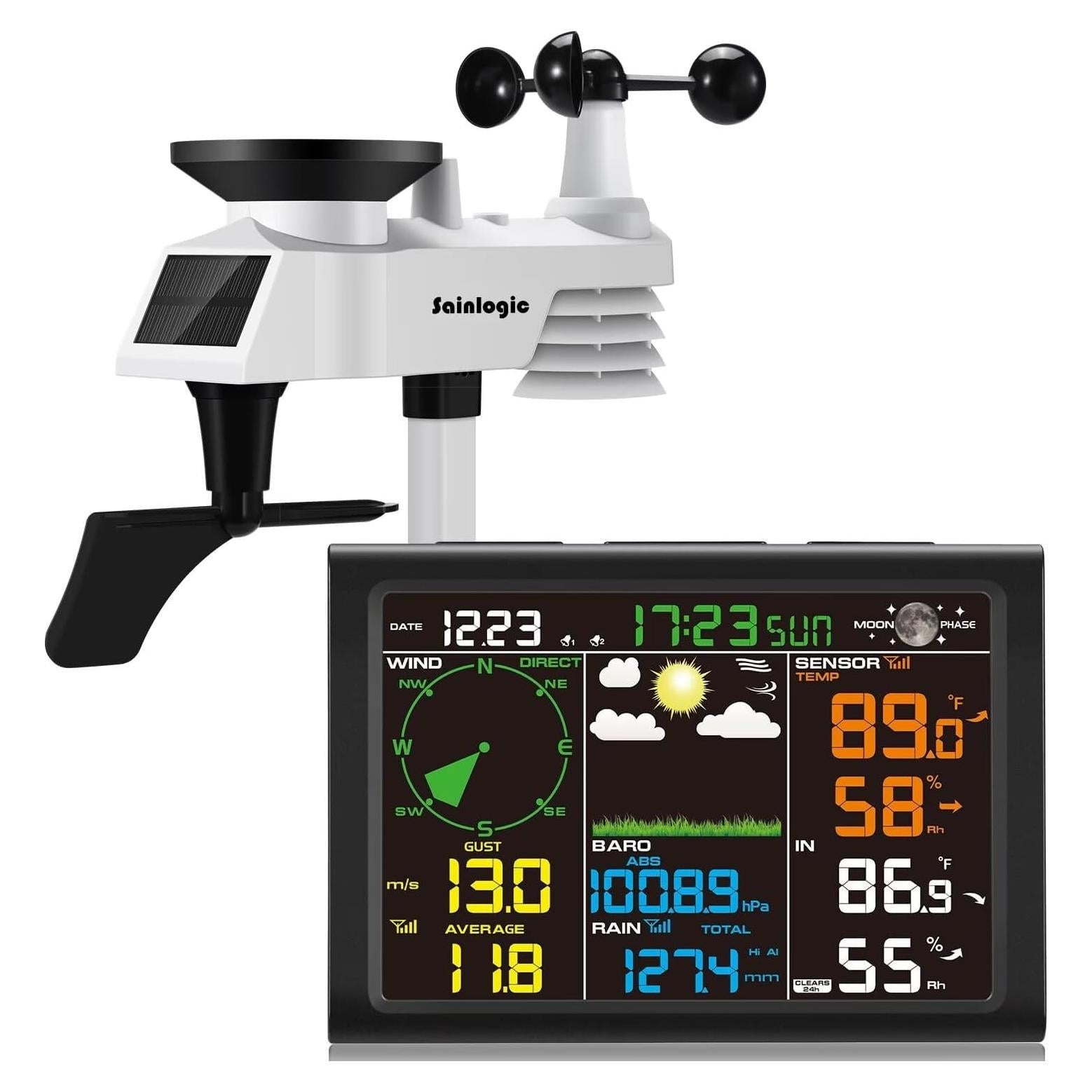 Estación Meteorológica Sainlogic FT-0835 8 en 1 Inalámbrica