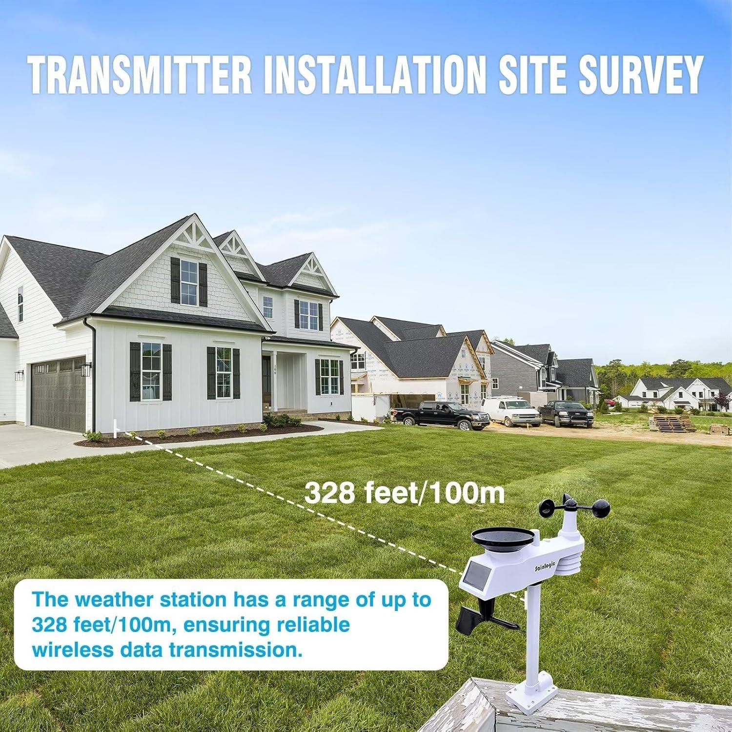 Estación Meteorológica Sainlogic FT-0835 8 en 1 Inalámbrica