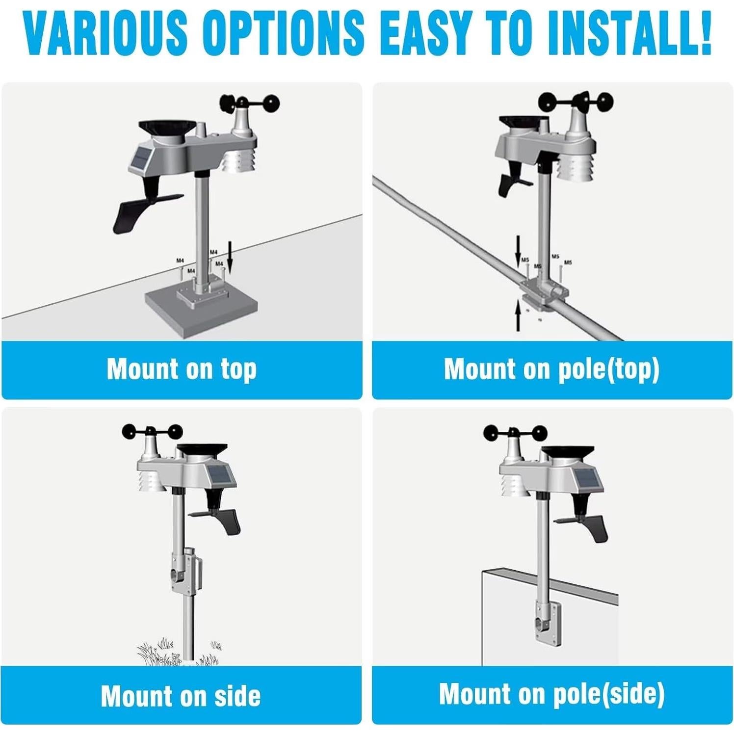 Estación Meteorológica Sainlogic FT-0835 8 en 1 Inalámbrica