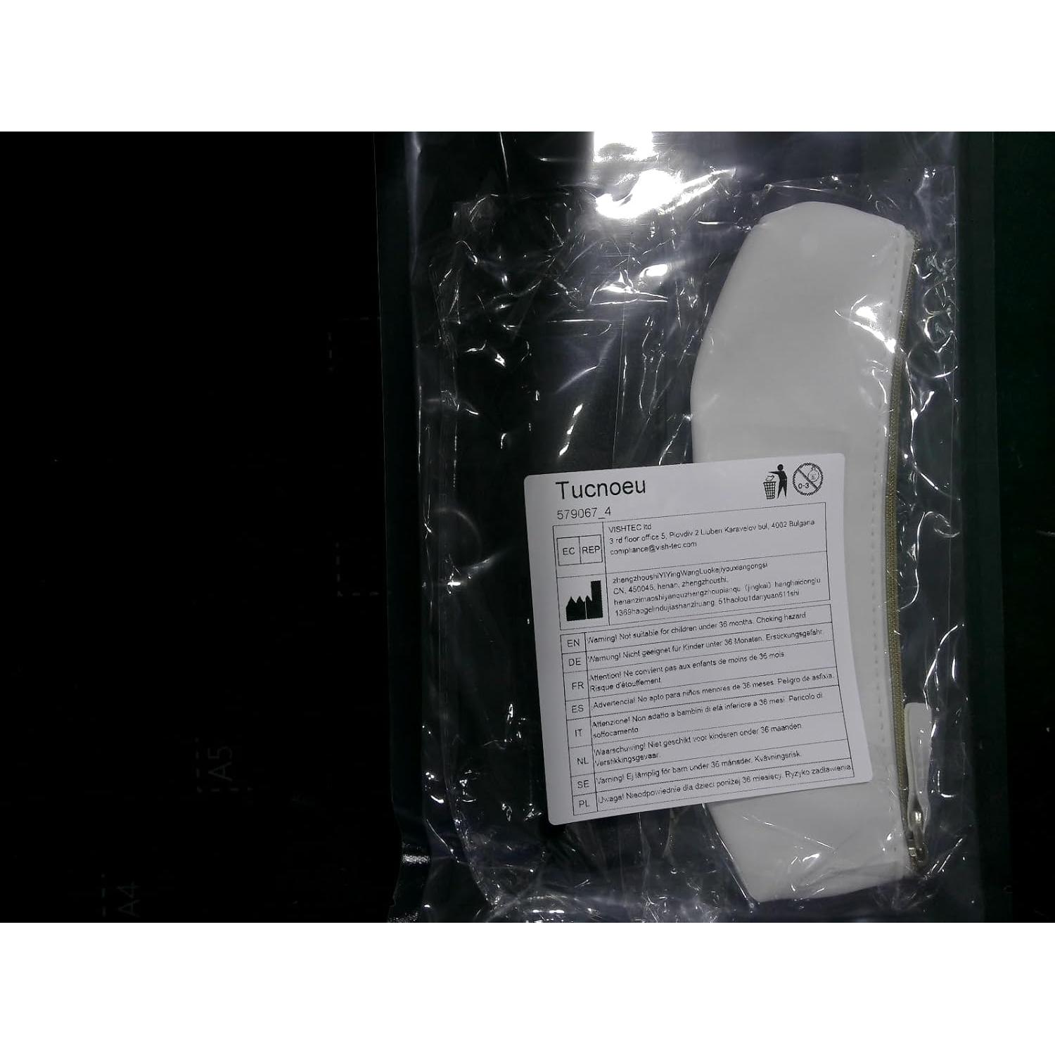 Estuche Cosmético Mini Tucnoeu Negro y Blanco - Organizador Portátil