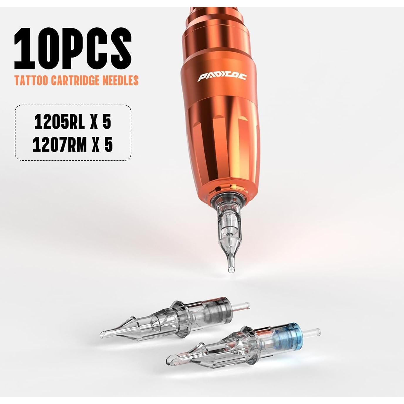 Kit de Tatuaje Inalámbrico Padieoe con Batería 1500mAh