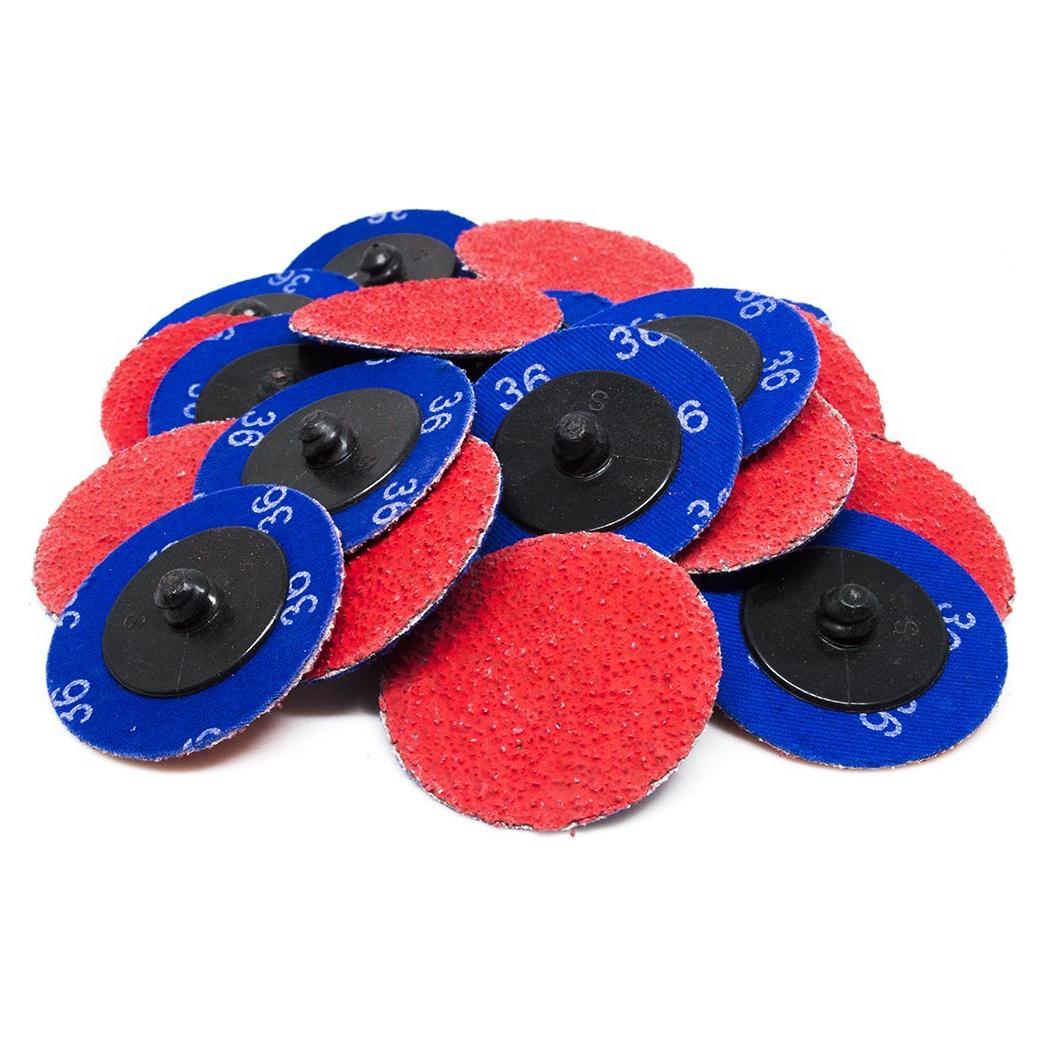 Discos de Lijado Cerámicos 2" Benchmark Abrasives 24 Grano - Paquete de 25