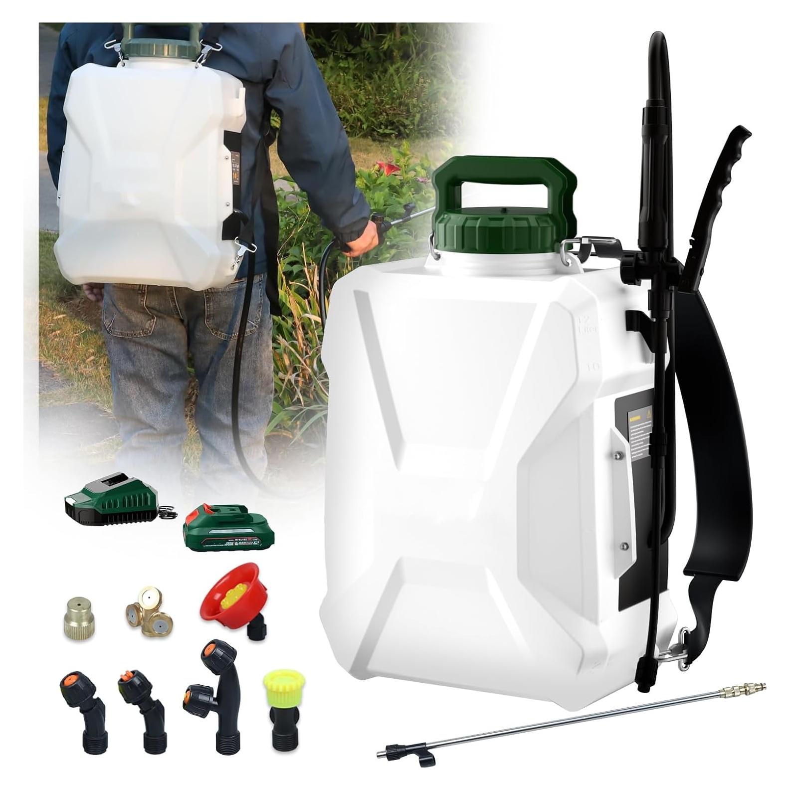 Pulverizador de Mochila Mayoki 12L a Batería 18V Verde