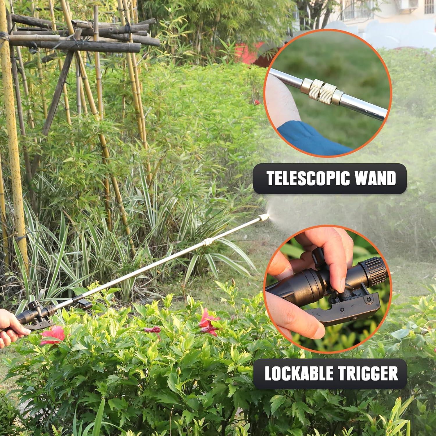 Pulverizador de Mochila Mayoki 12L a Batería 18V Verde