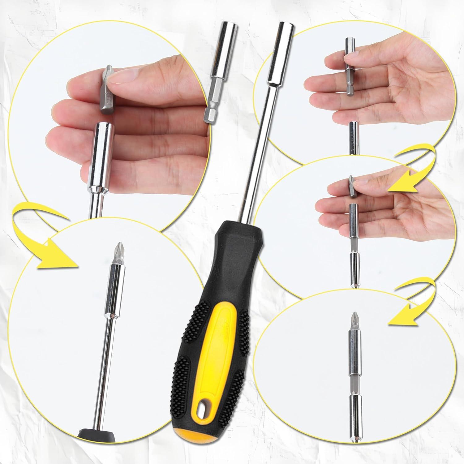 Kit de Herramientas Manuales CARTMAN 39 Piezas Amarillo