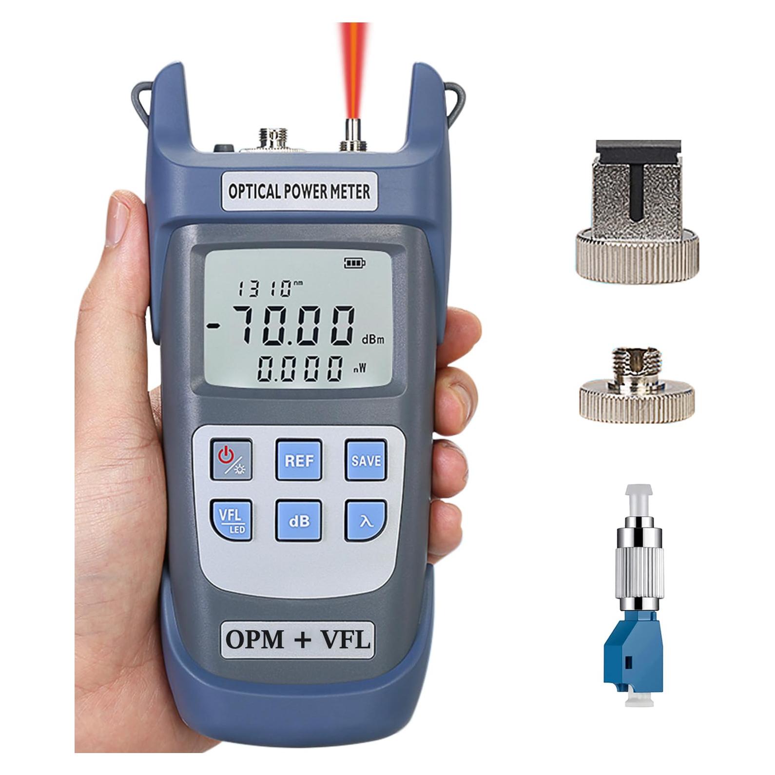 Medidor de Potencia Óptica Duogalia 10Km SC FC -70 a +10dBm