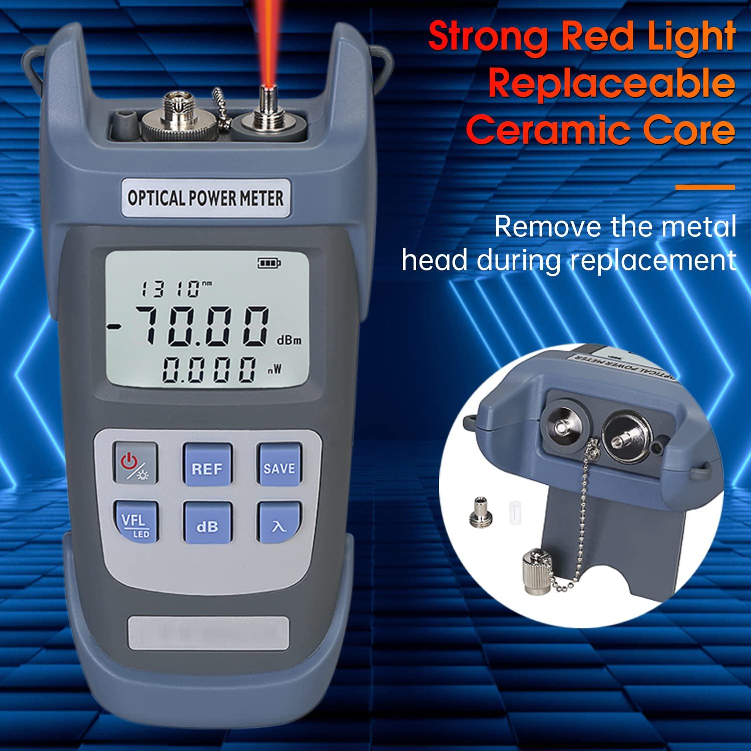 Medidor de Potencia Óptica Duogalia 10Km SC FC -70 a +10dBm