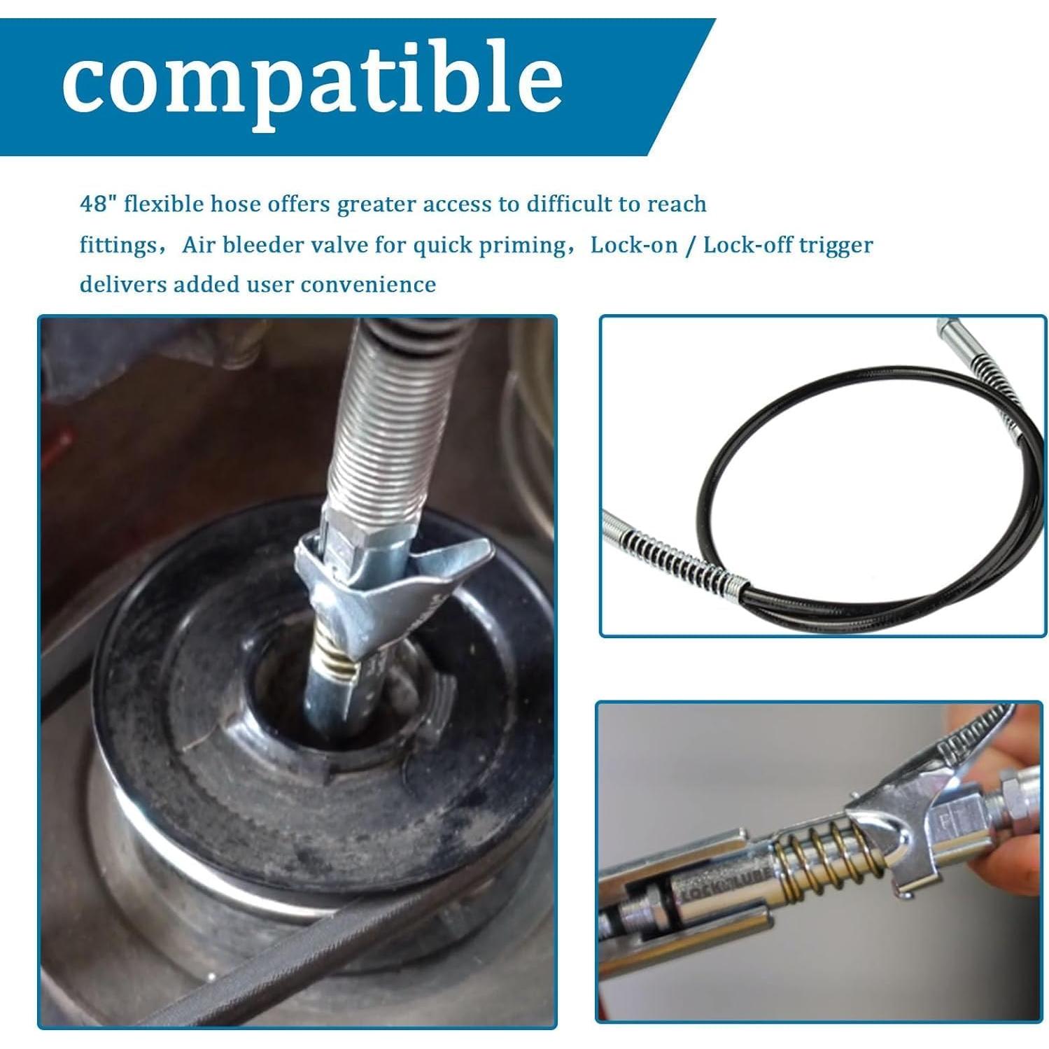 Manguera de Grasa 49-16-2647 Milwauke 121.9 cm con Acoplador