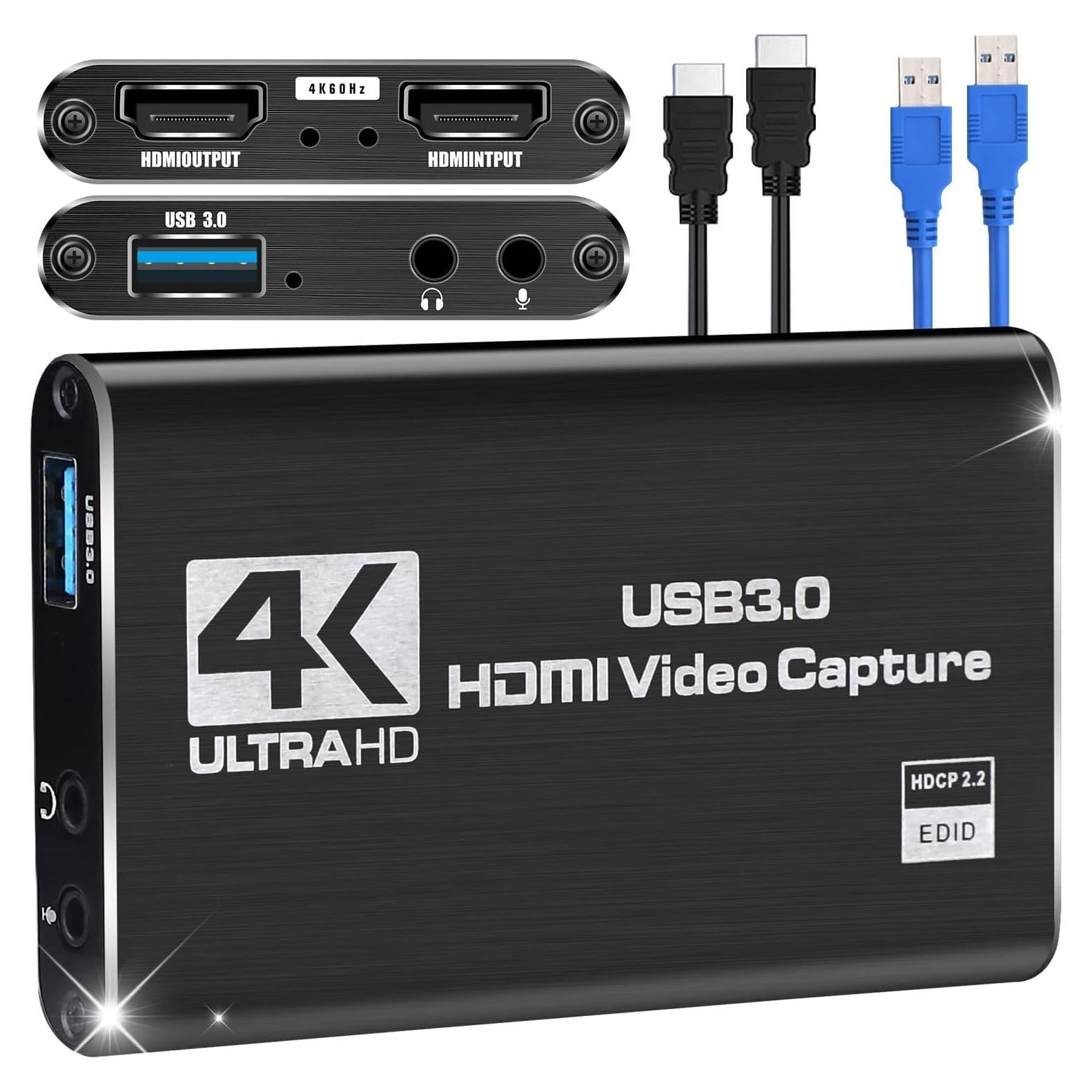 Tarjeta de Captura HDMI 4K Naivaunsin para Nintendo Switch