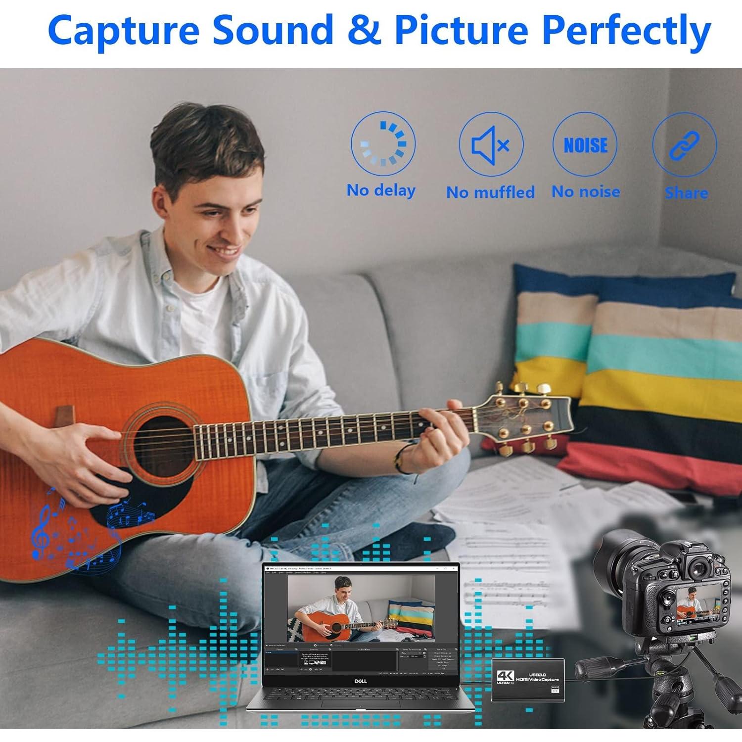 Tarjeta de Captura HDMI 4K Naivaunsin para Nintendo Switch