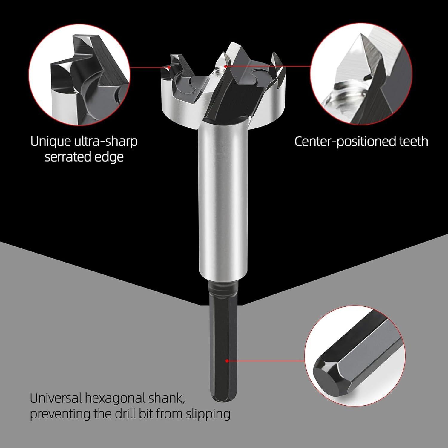 Broca Forstner 38mm RURITKIT para Madera y Plástico