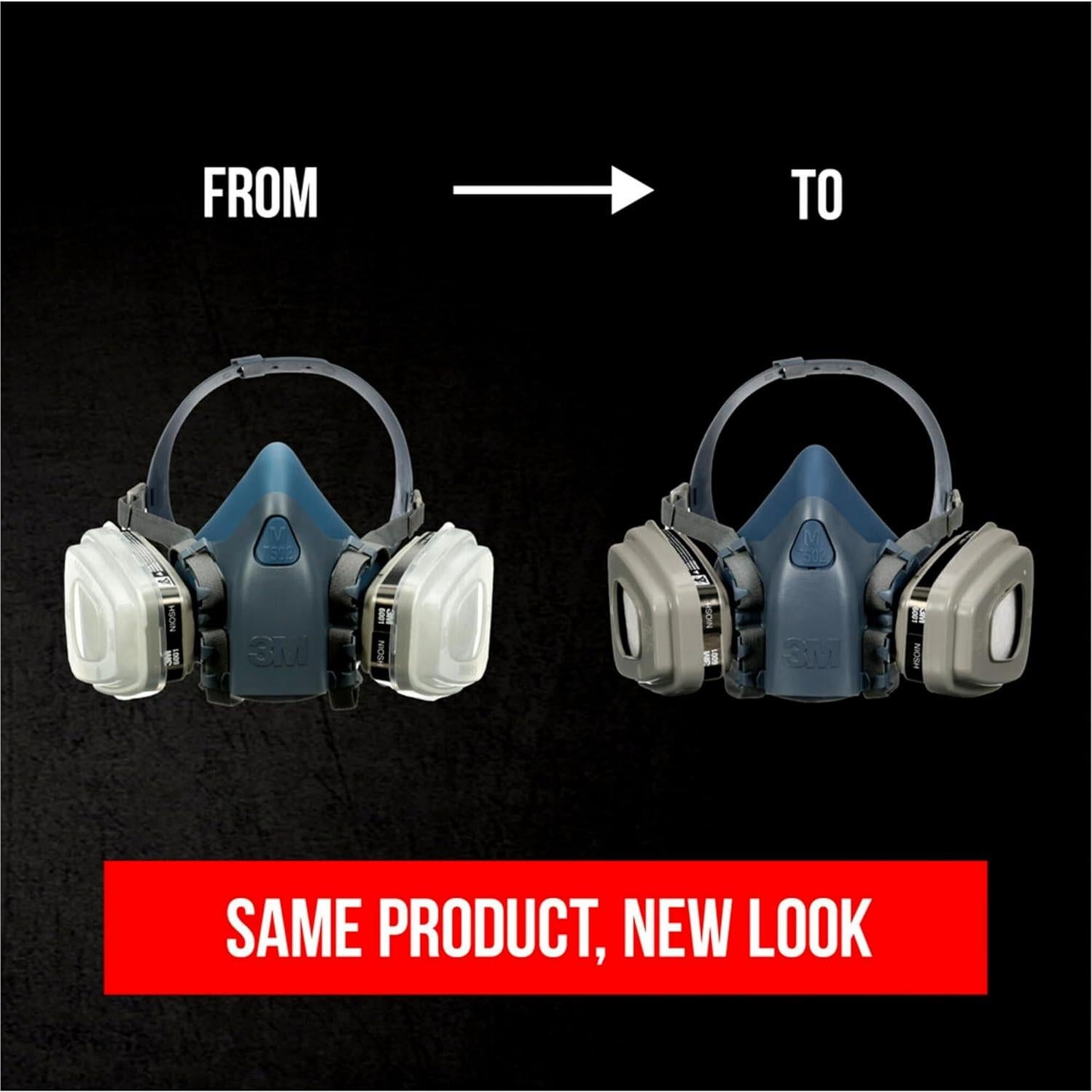 Respirador de pintura 3M Mediano N95 con válvula Cool Flow