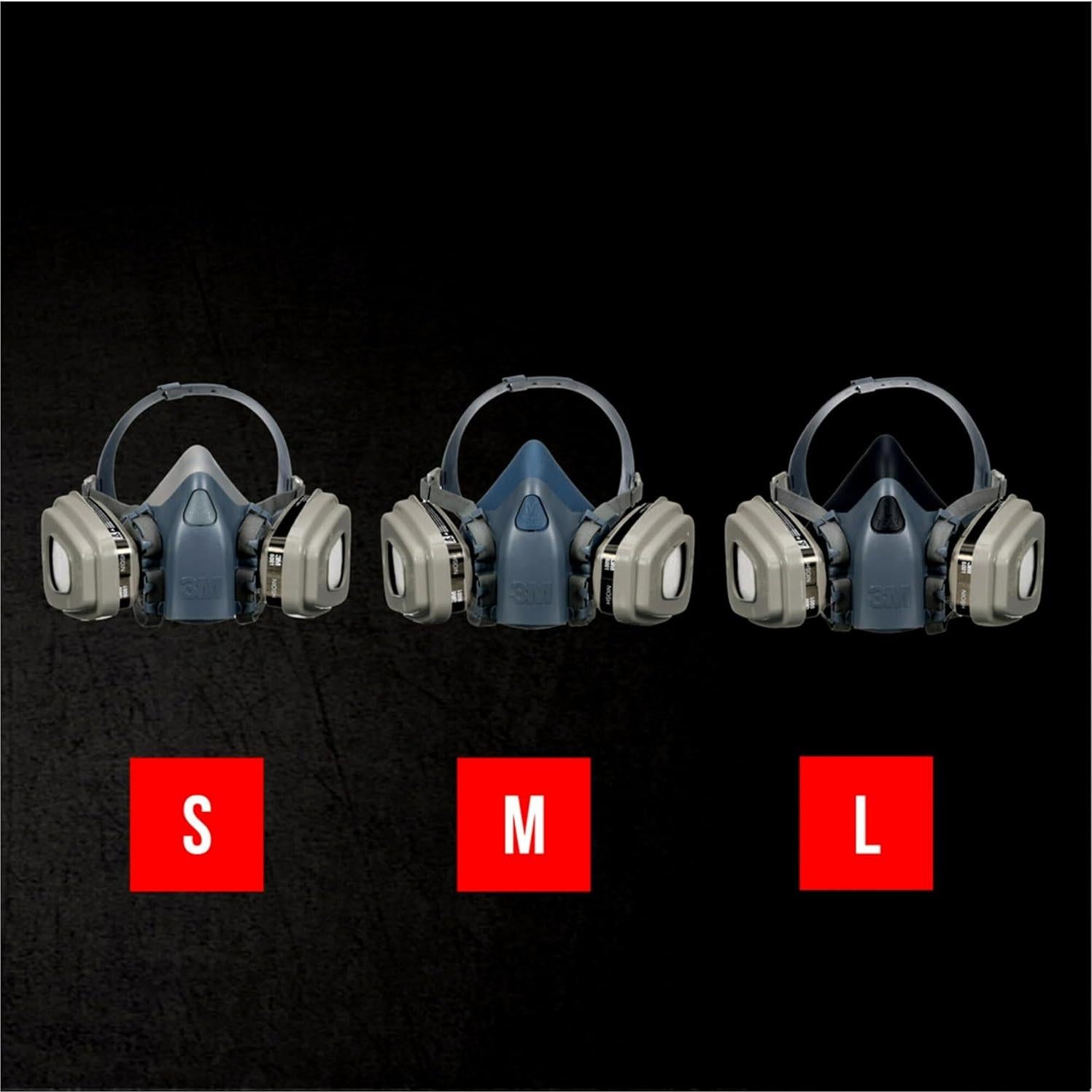 Respirador de pintura 3M Mediano N95 con válvula Cool Flow