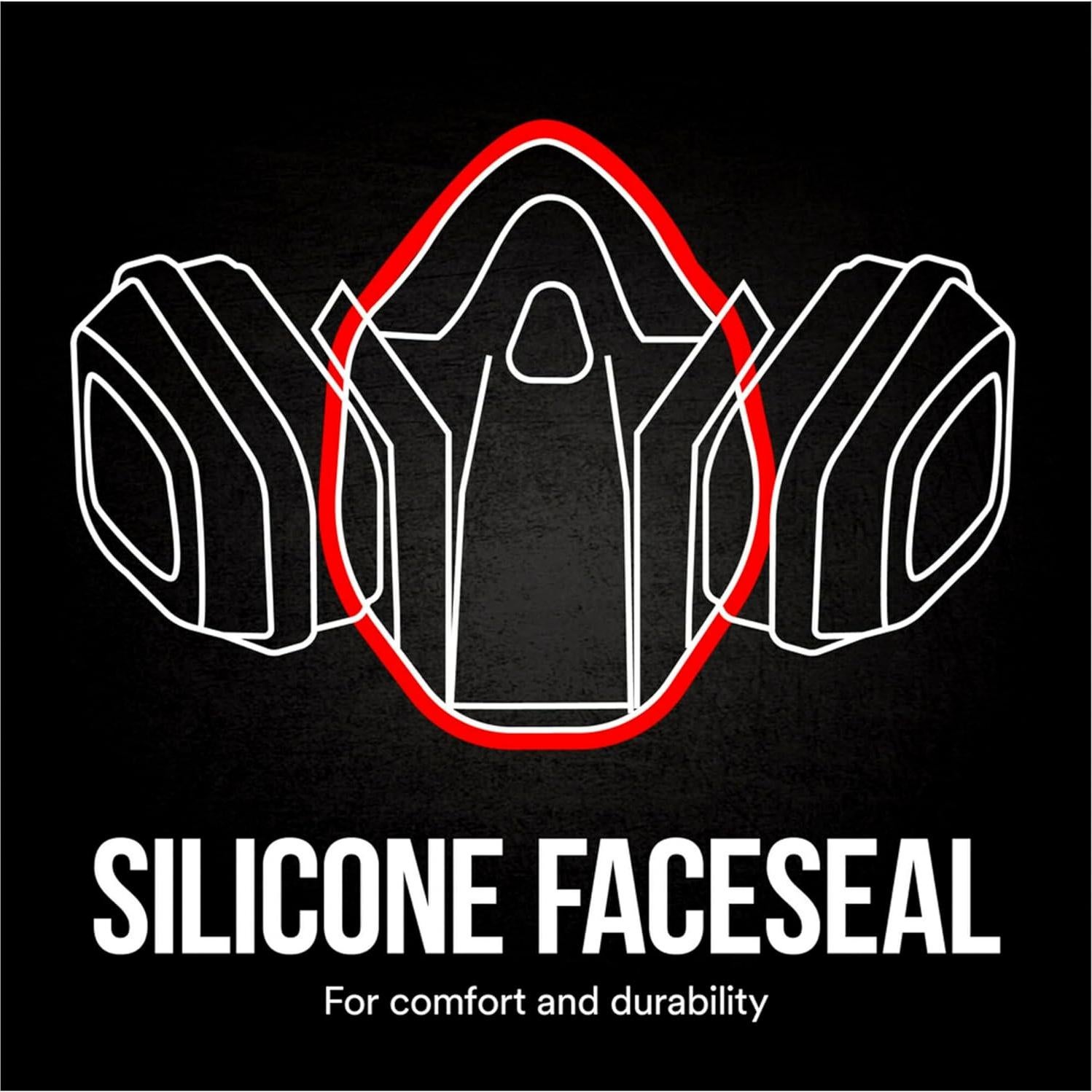 Respirador de pintura 3M Mediano N95 con válvula Cool Flow