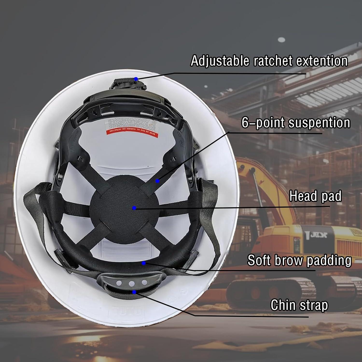 Casco de Seguridad Zeluga HDPE Ventilado Ajustable Negro