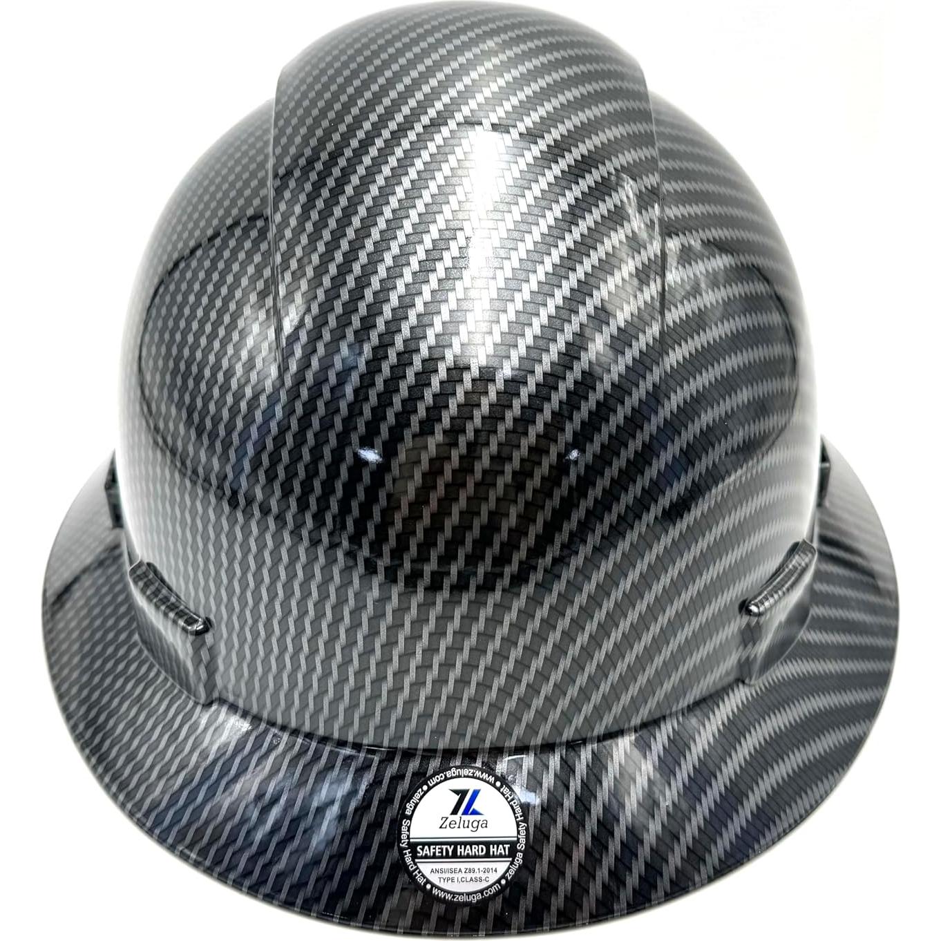 Casco de Seguridad Zeluga HDPE Ventilado Ajustable Negro