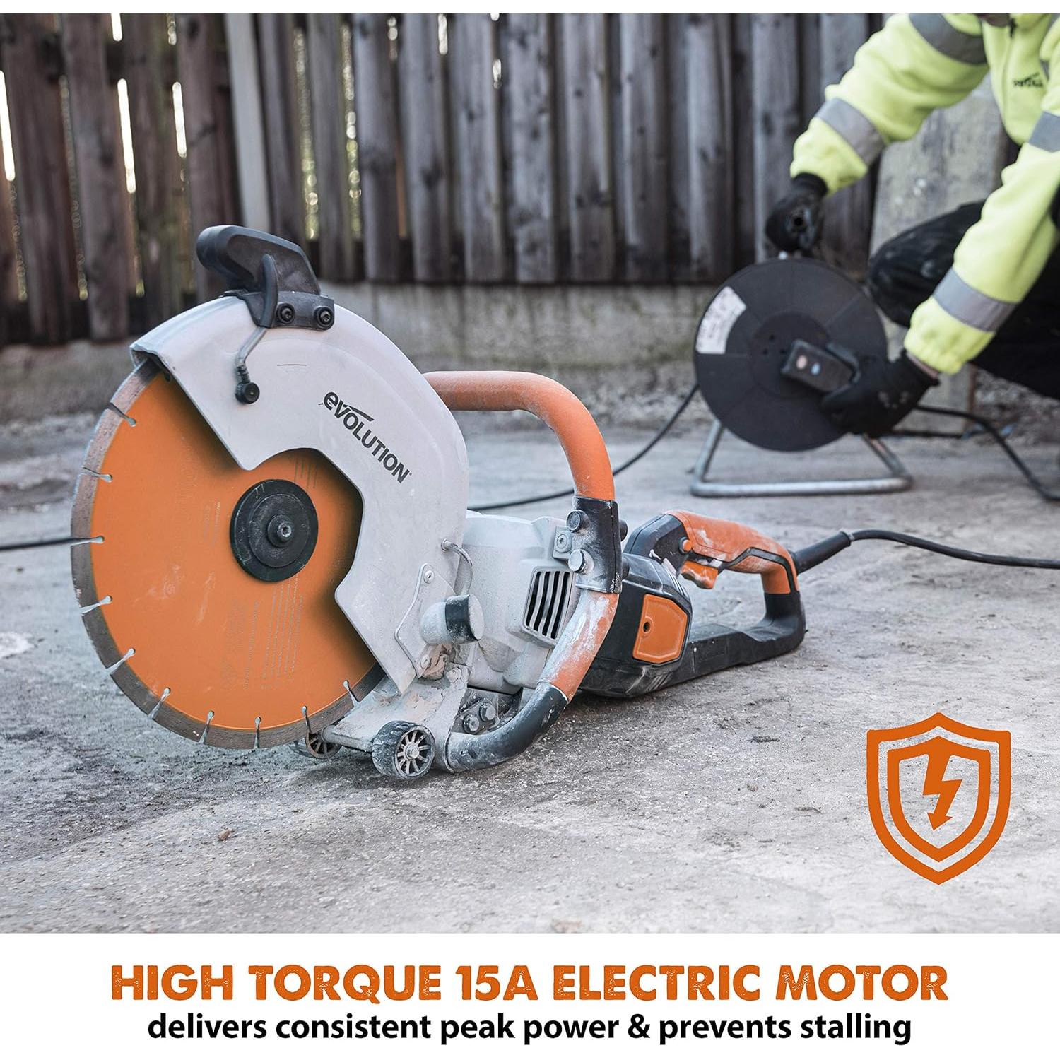 Sierra de Concreto Evolution R12DCT 12" Eléctrica 1800W