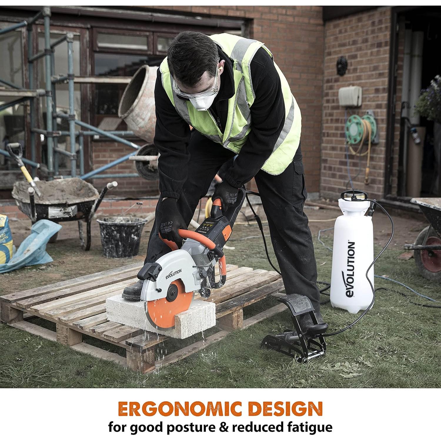 Sierra de Concreto Evolution R12DCT 12" Eléctrica 1800W