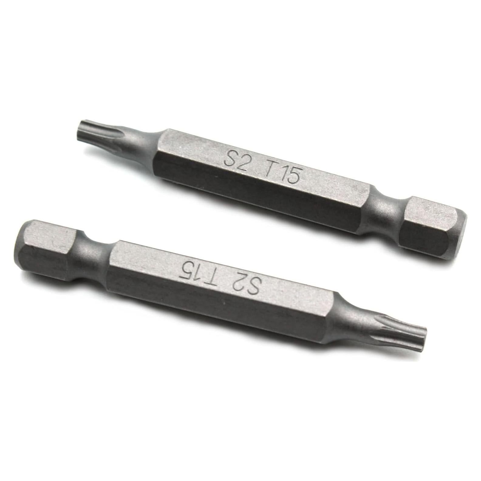 Juego de Puntas de Destornillador Torx T15 TEMO 25 Pcs Acero S2