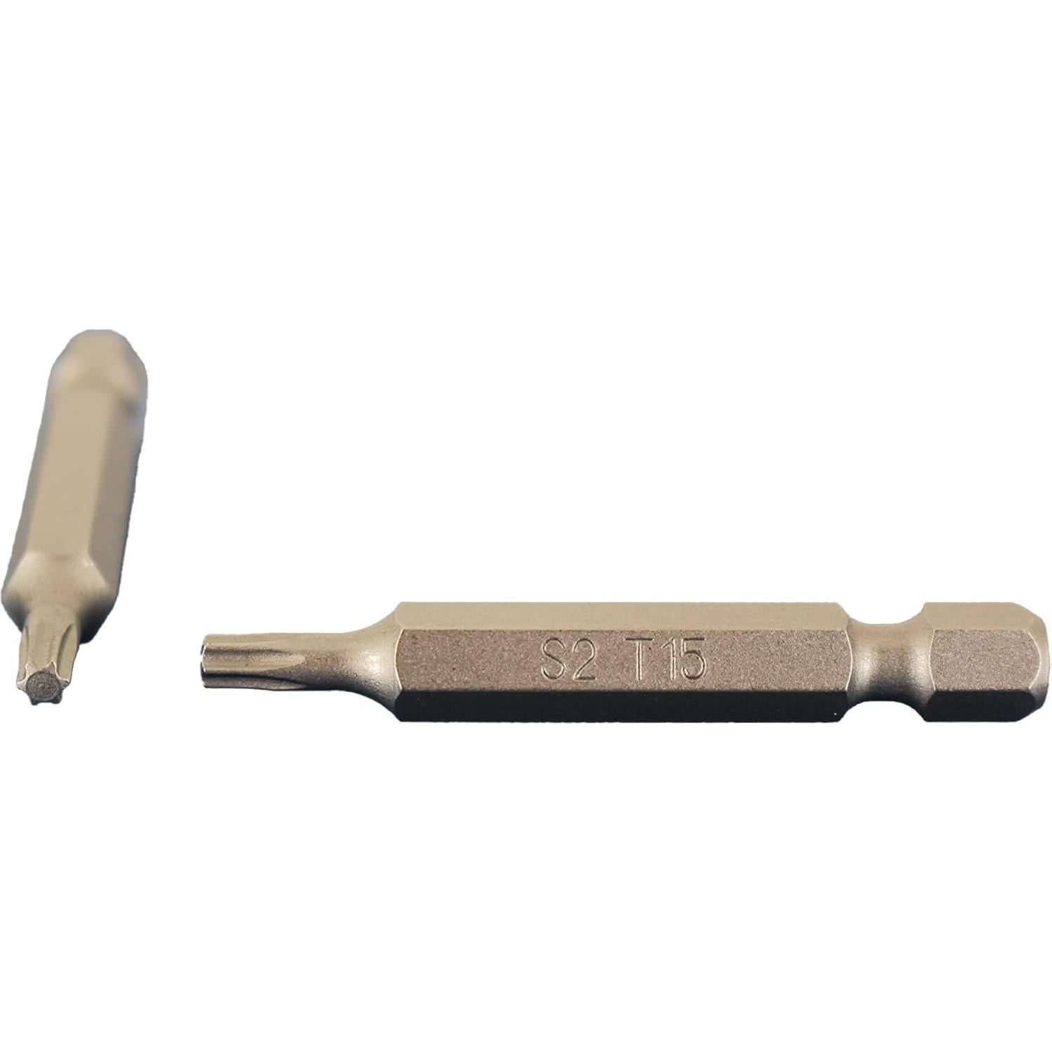 Juego de Puntas de Destornillador Torx T15 TEMO 25 Pcs Acero S2