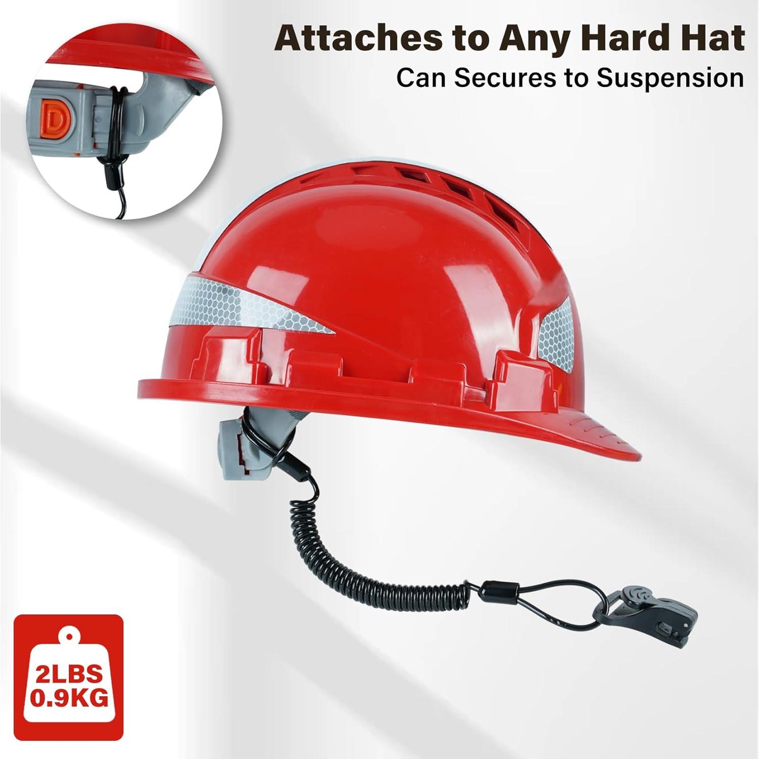 Lanyard Enrollado MELOTOUGH para Casco con Pinza 0,91 kg