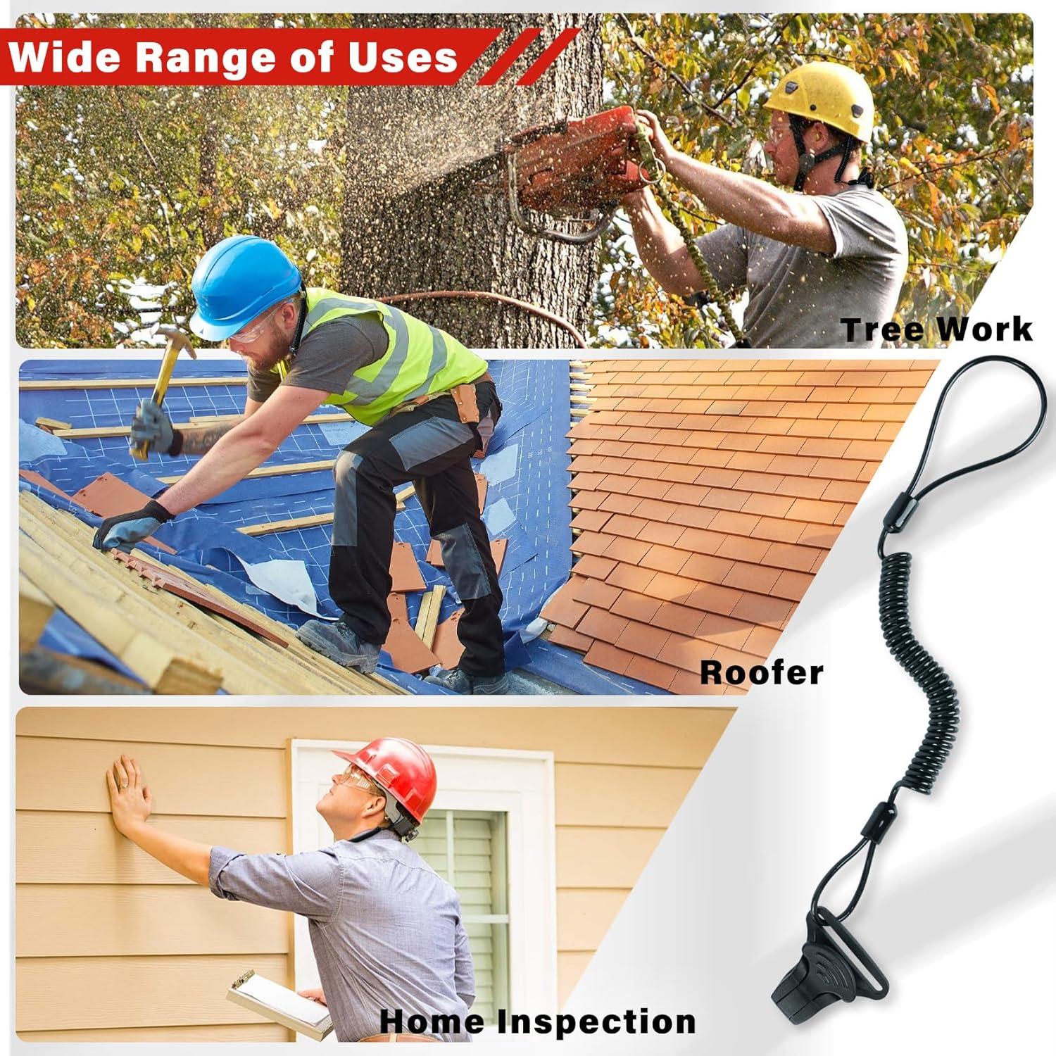 Lanyard Enrollado MELOTOUGH para Casco con Pinza 0,91 kg