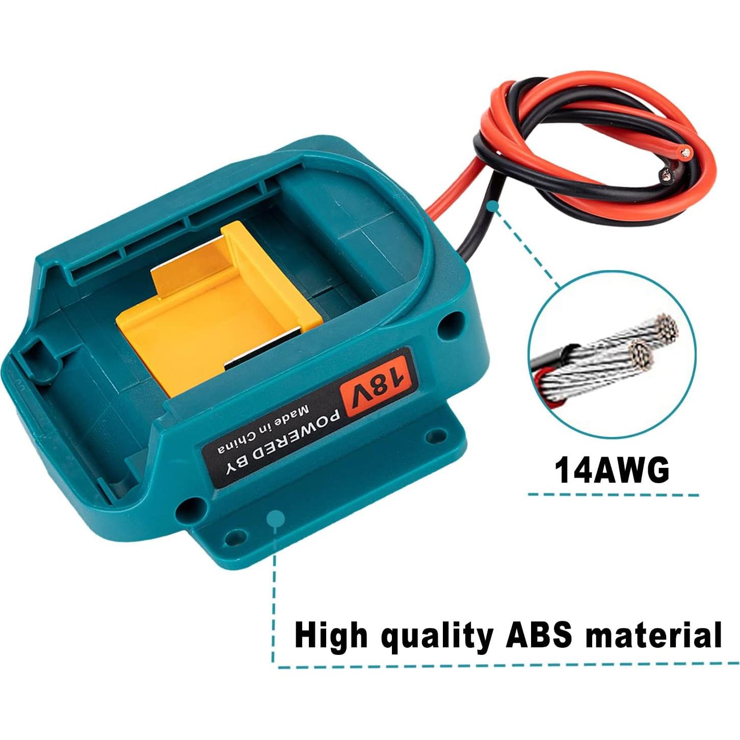 Adaptador de Batería Makita 18V LXT para Rueda de Poder