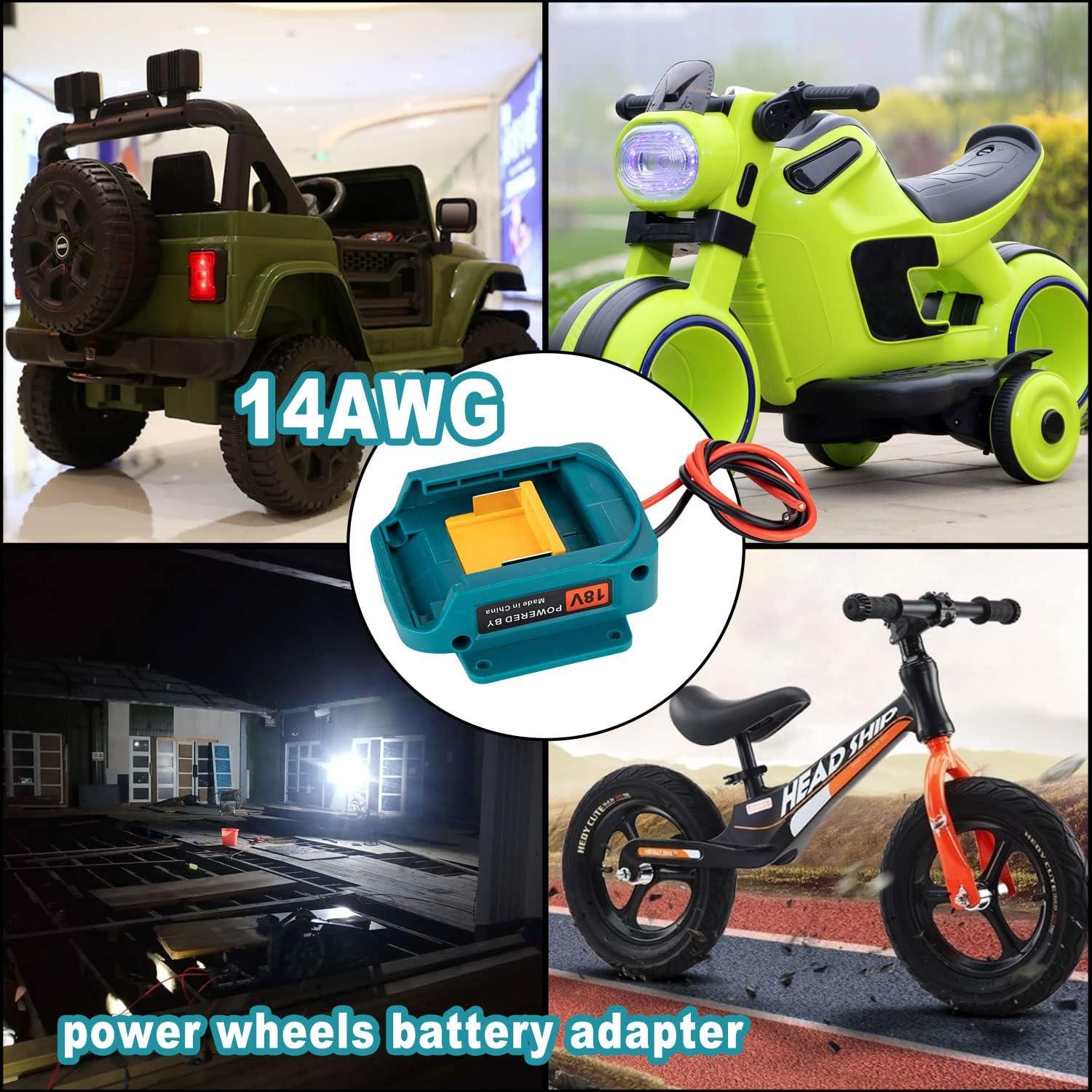 Adaptador de Batería Makita 18V LXT para Rueda de Poder