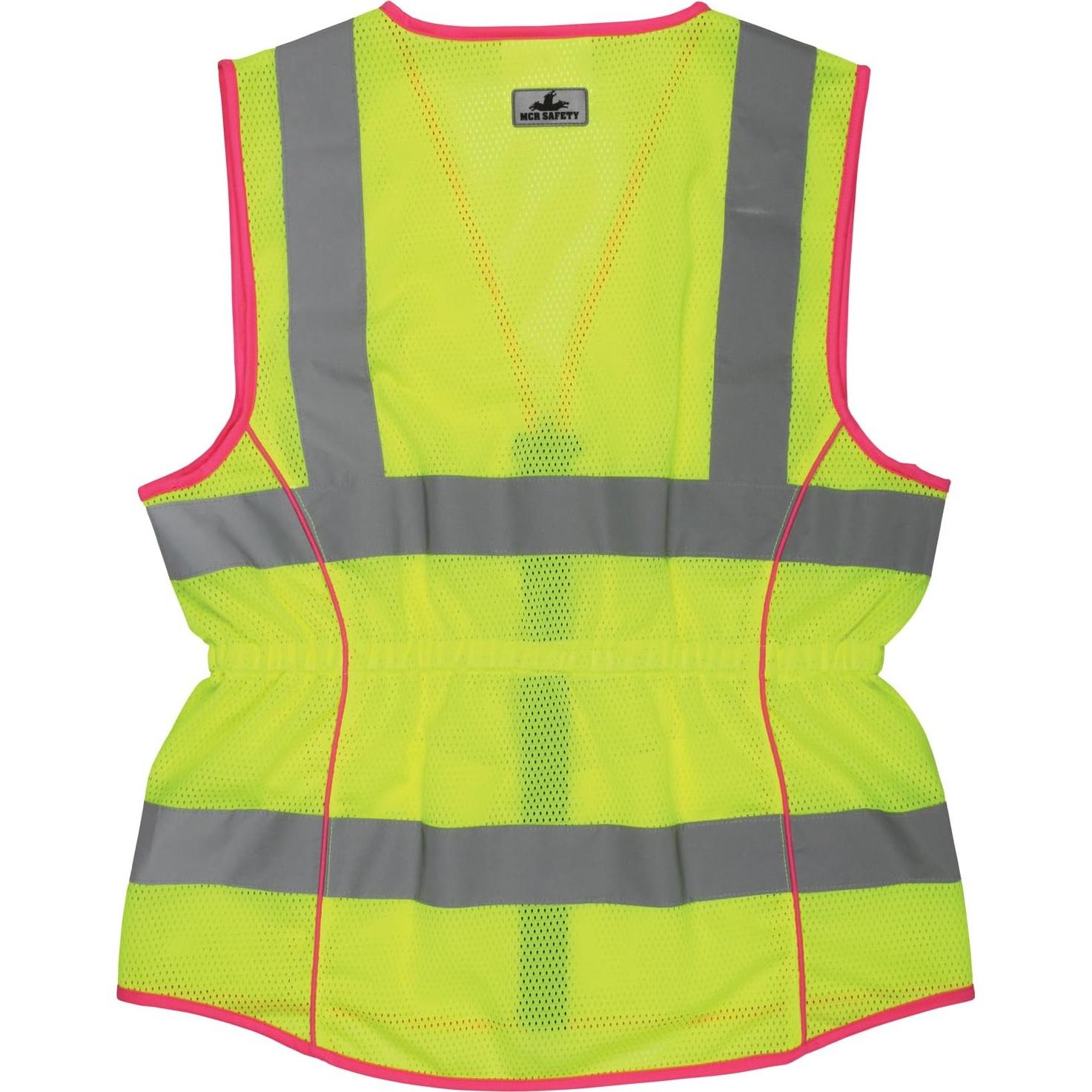 Chaleco de Seguridad MCR Safety LVCL2MLM Dama Lima Mediano