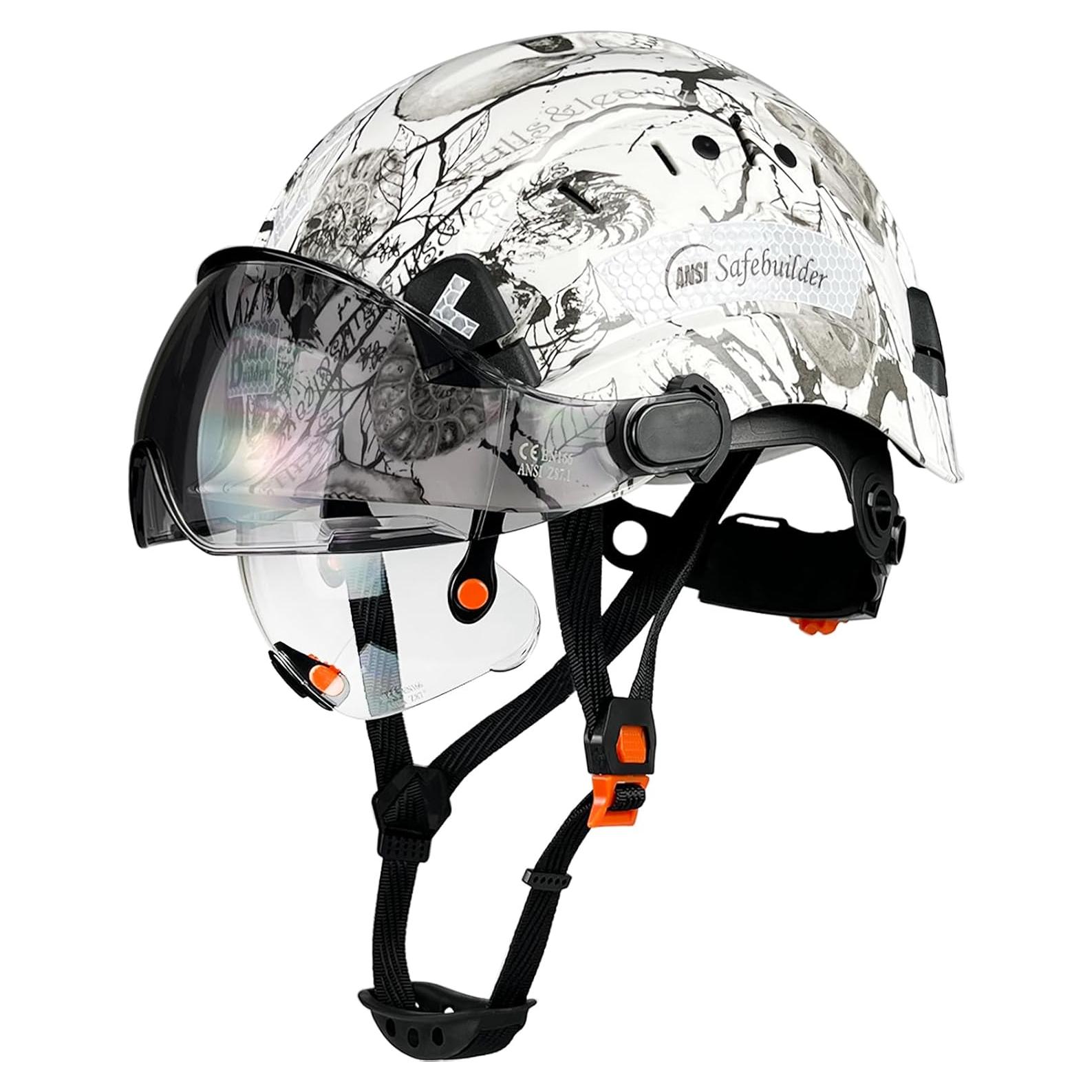 Casco de Seguridad SAFEBUILDER CR06 con 2 Visores Ajustables