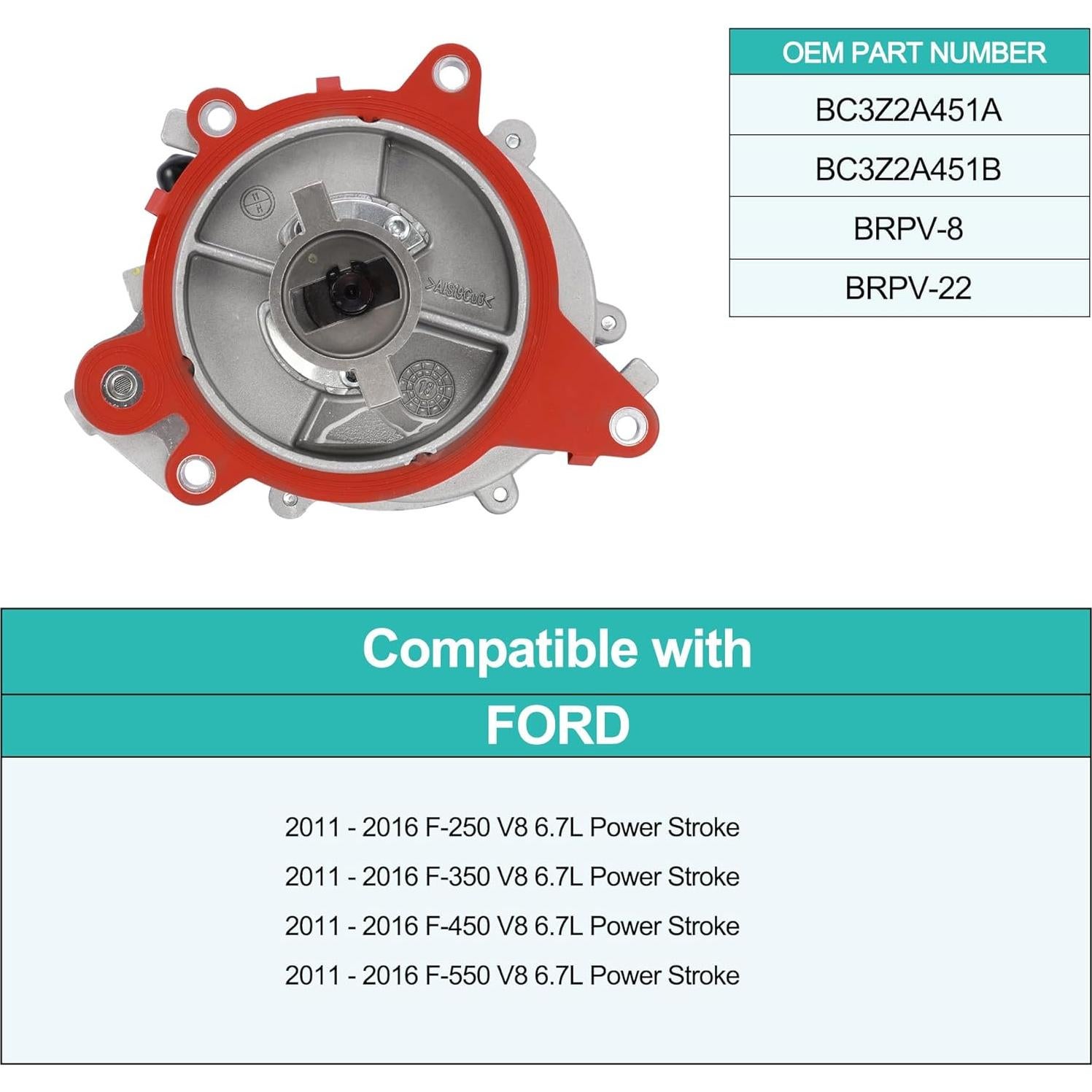 Bomba de Vacío AULINK AUVPQ065 para Ford 6.7L Diesel