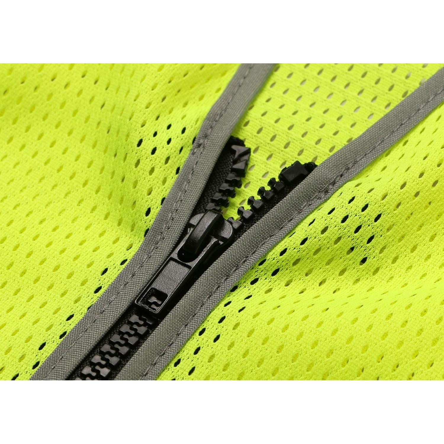 Chaleco de Seguridad LOHASPRO Reflectante Verde con Bolsillos