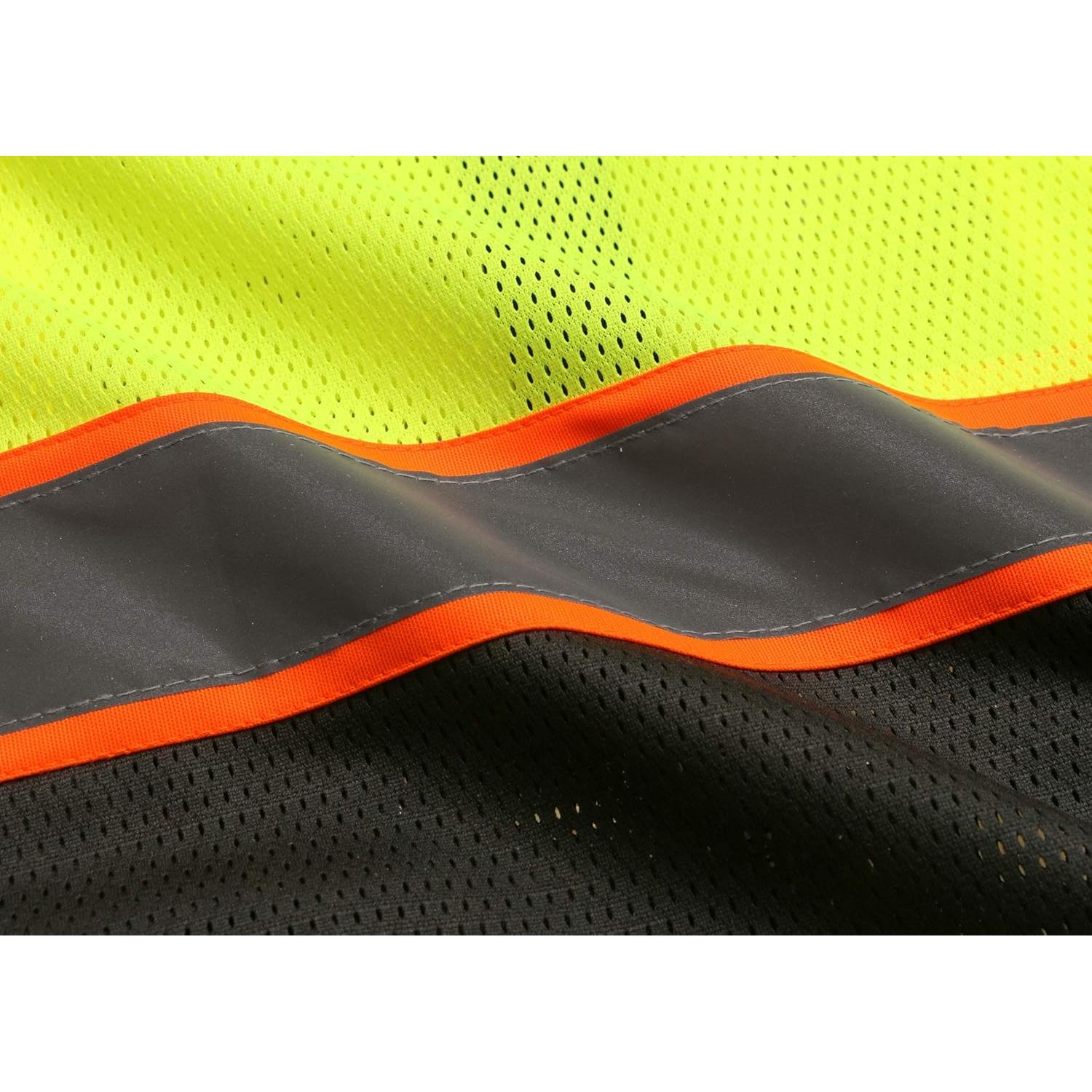 Chaleco de Seguridad LOHASPRO Reflectante Verde con Bolsillos