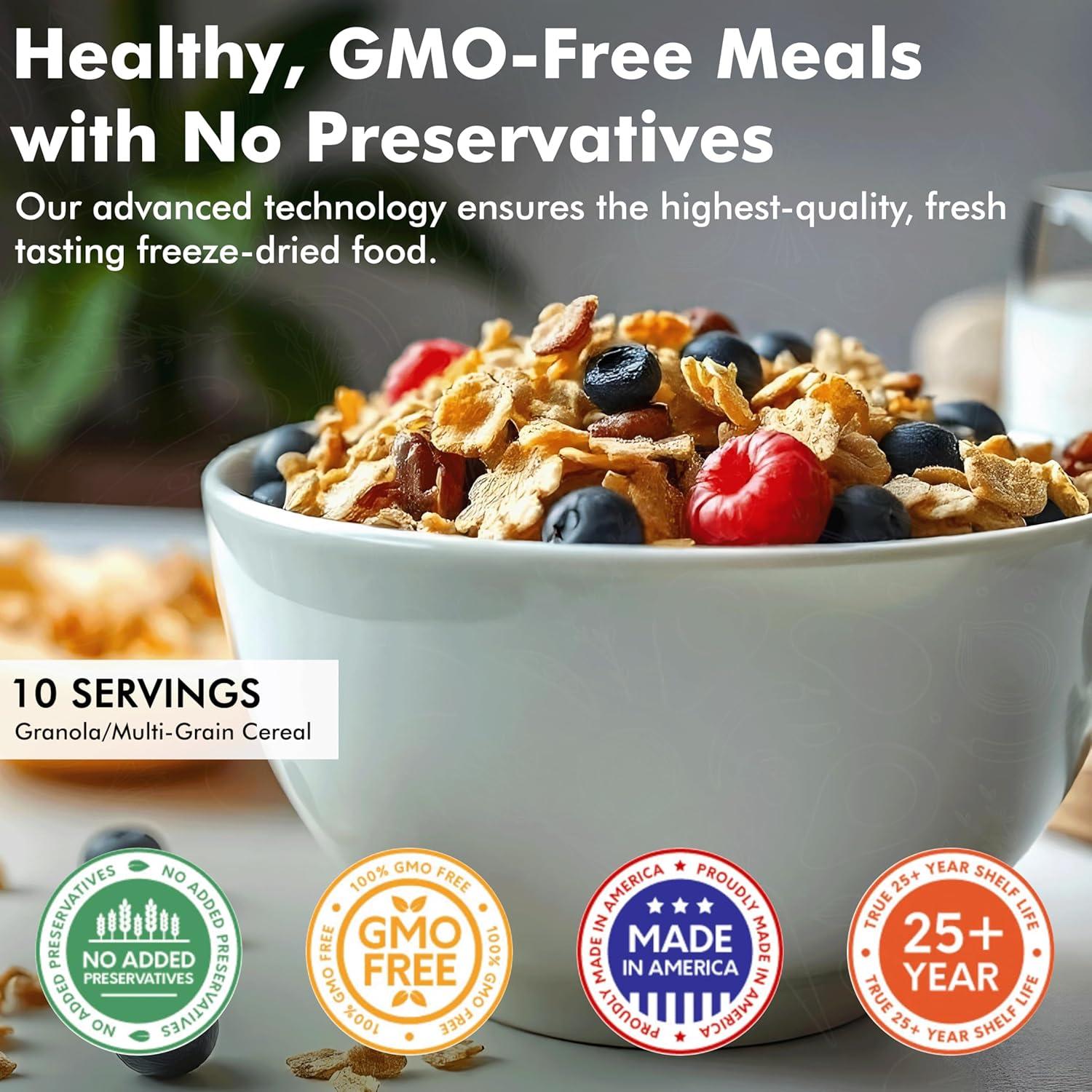 Kit de Comida de Emergencia NuManna 144 Porciones 1 Mes