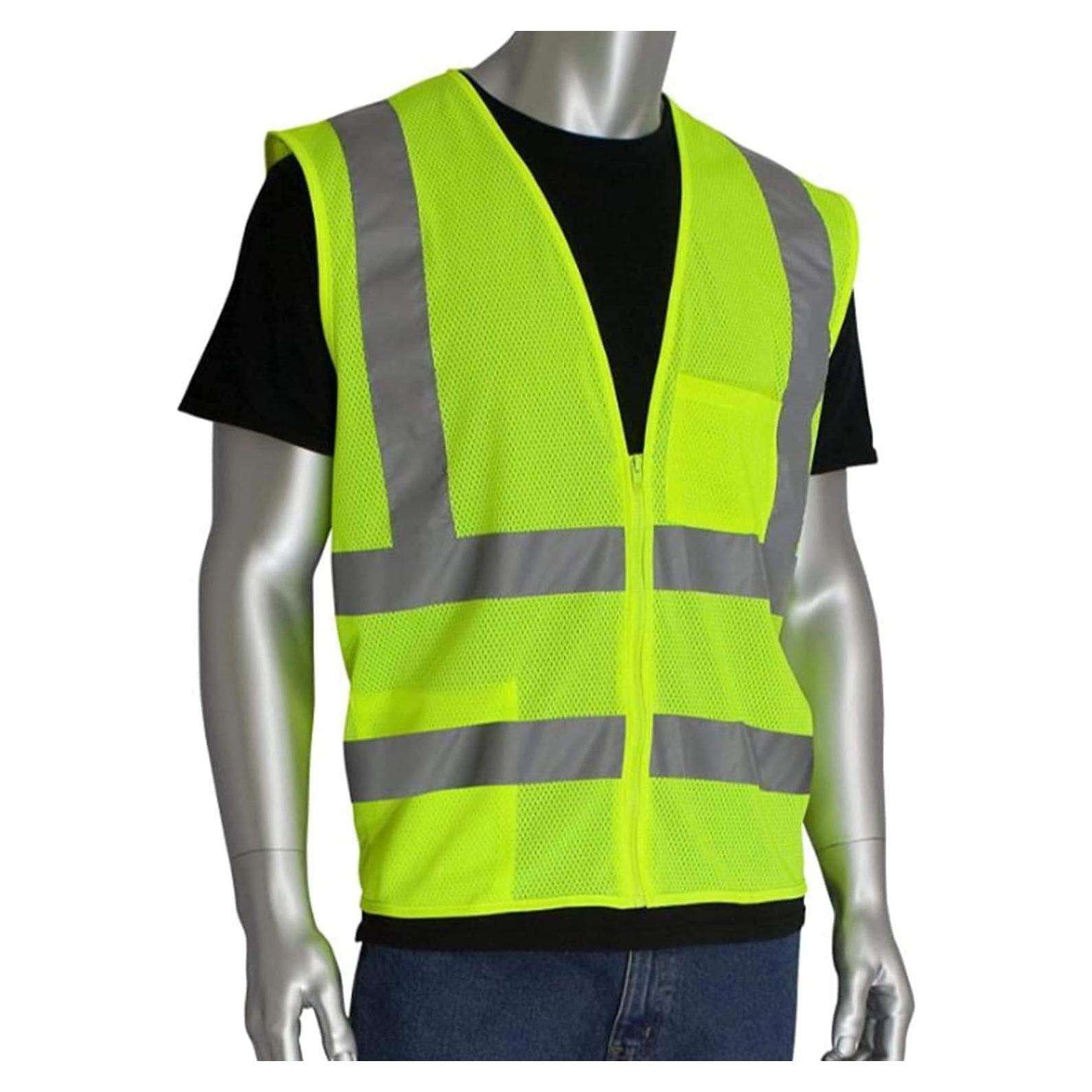 Chaleco de Seguridad SISO XXL Verde Neón Reflectante