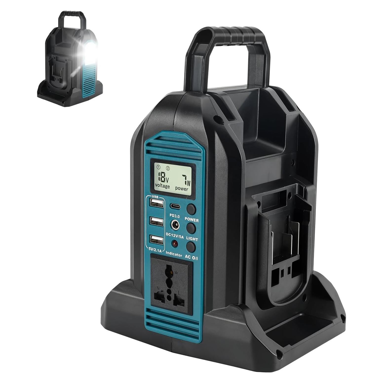 Inversor 350W para Baterías Li-ion Makita 18V LXT