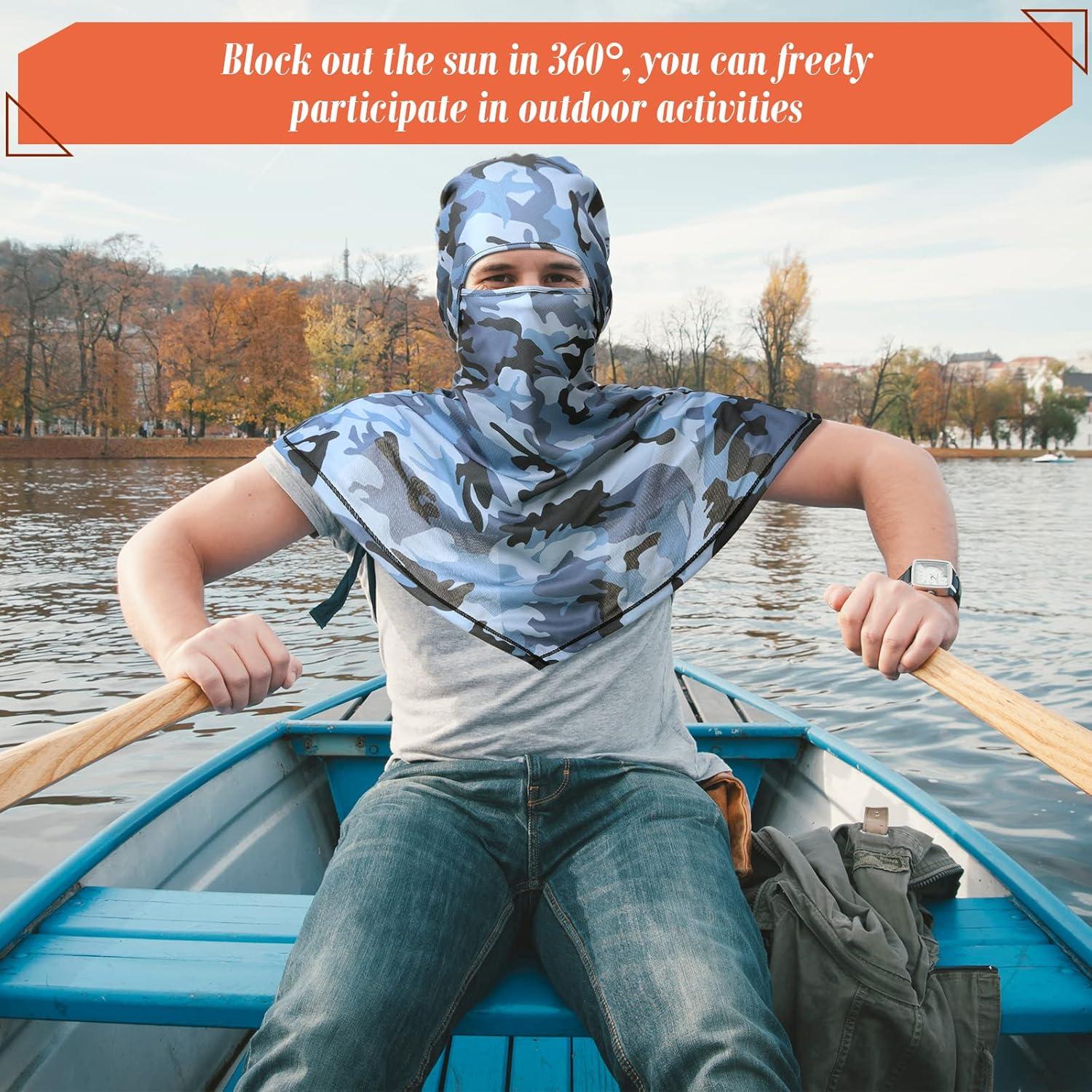 Balaclava de Verano 4 Piezas Protección Solar Unisex