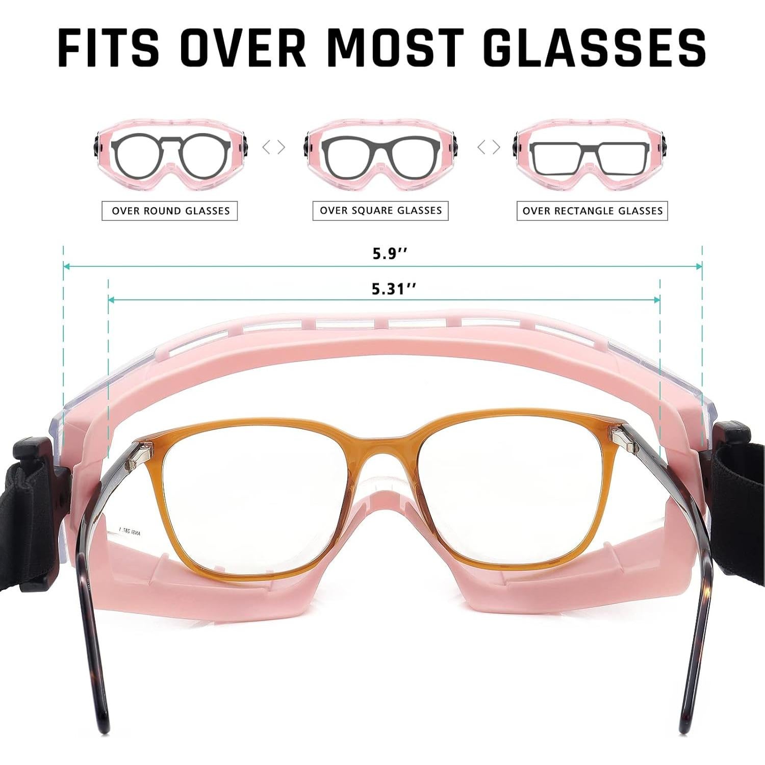 Gafas de Seguridad UKNOW Lente Clara Antiempañante