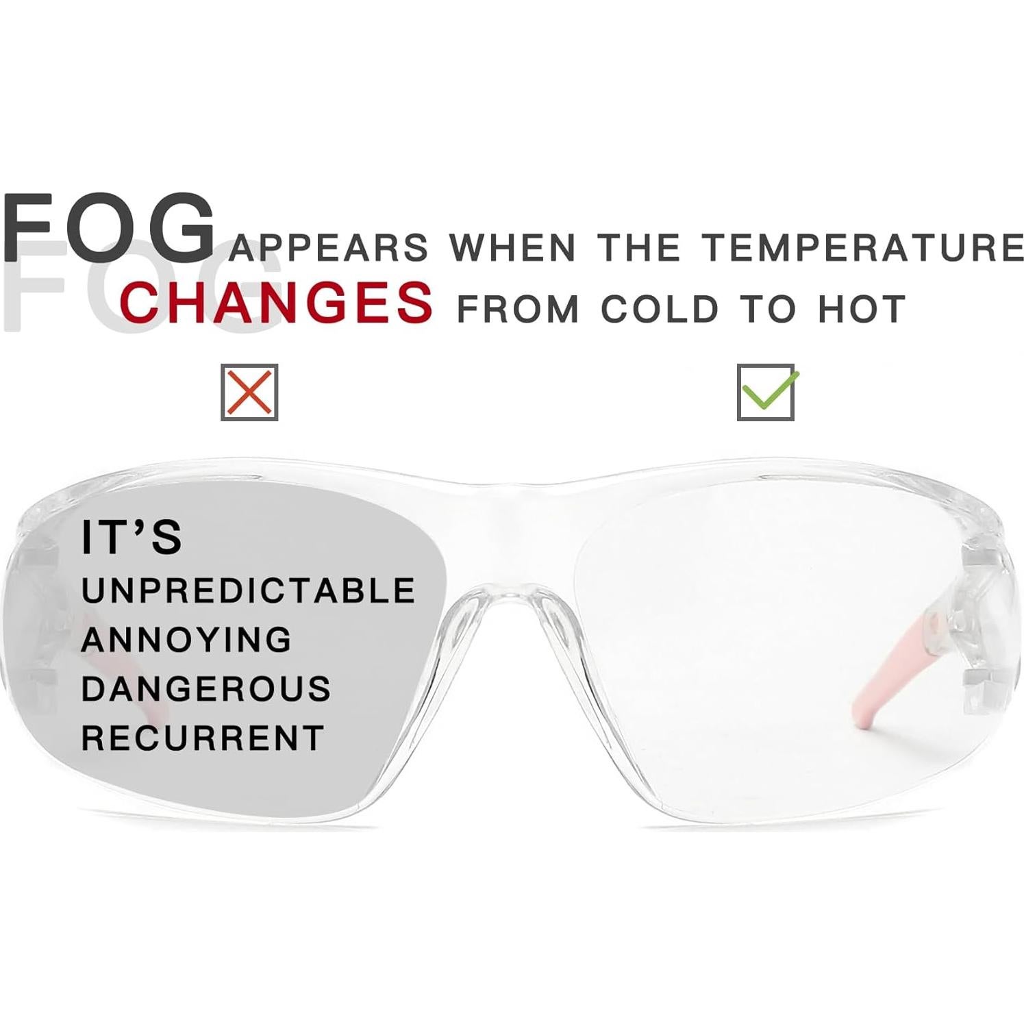 Gafas de Seguridad Alsenor Anti Niebla UV Luz Azul