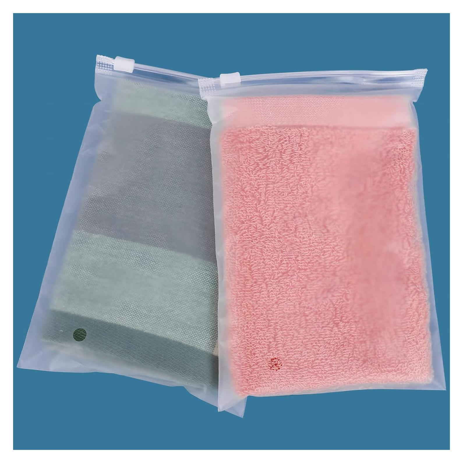 Bolsas de Plástico Esmeriladas ENPOINT 20x30 cm 100pcs con Zipper