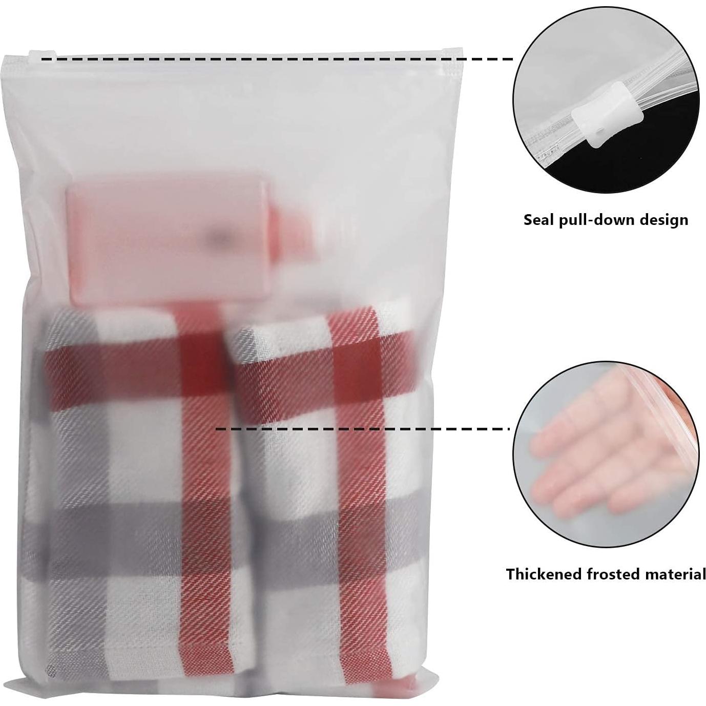 Bolsas de Plástico Esmeriladas ENPOINT 20x30 cm 100pcs con Zipper